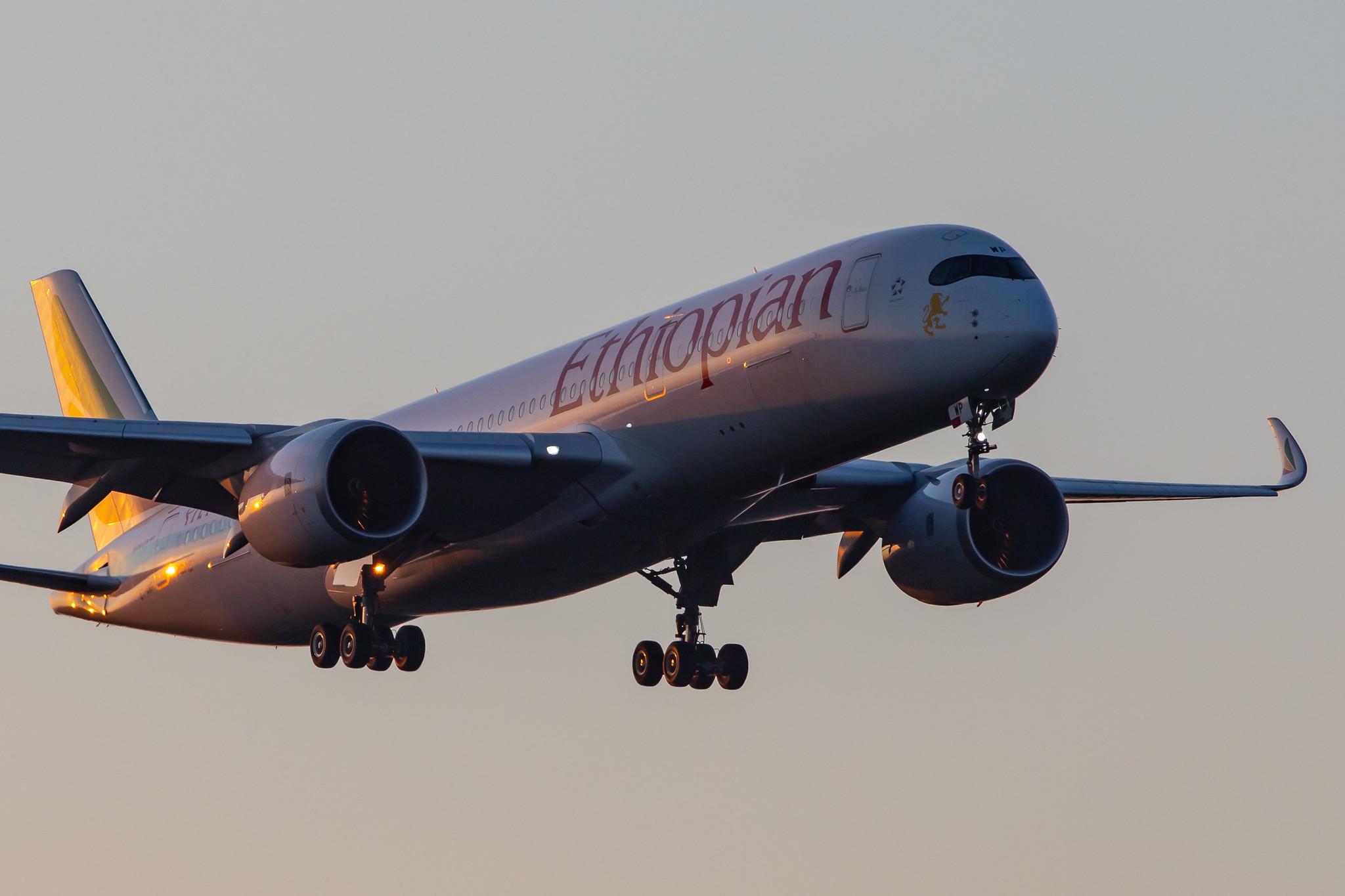 Frankfurt Airport: Ethiopian Airlines (ET / ETH) |  Airbus A350-941 A359 | ET-AWP | MSN 375