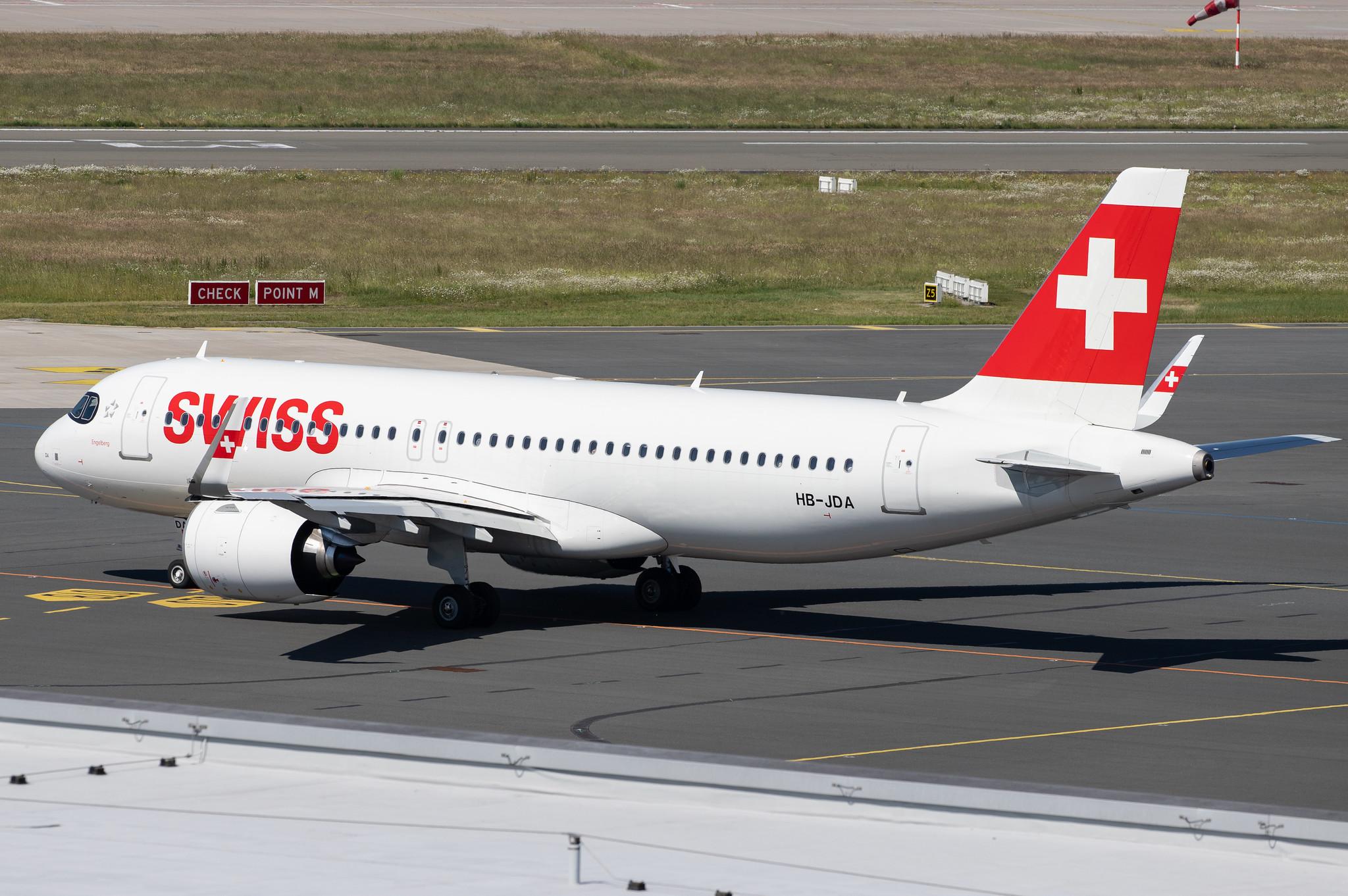 Hamburg Airport: Swiss (LX / SWR) |  Airbus A320-271N A20N | HB-JDA | MSN 9246