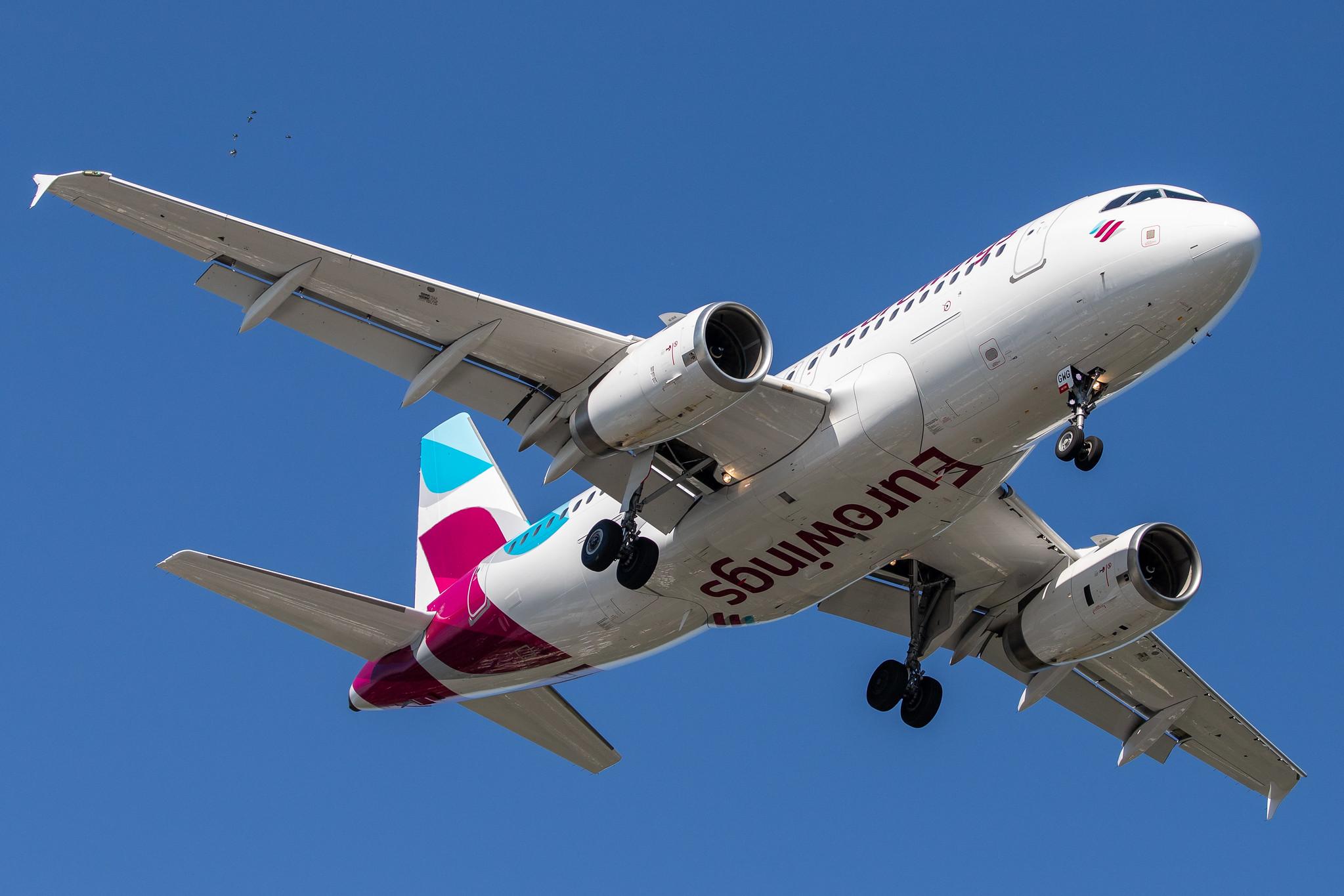 Hamburg Airport: Eurowings (EW / EWG) |  Airbus A319-132 A319 | D-AGWG | MSN 3193