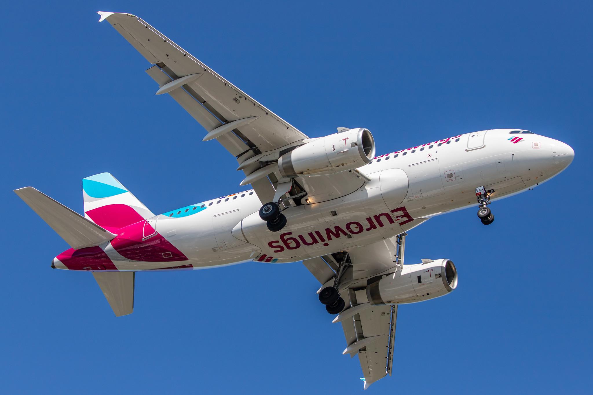 Hamburg Airport: Eurowings (EW / EWG) |  Airbus A319-132 A319 | D-AGWG | MSN 3193