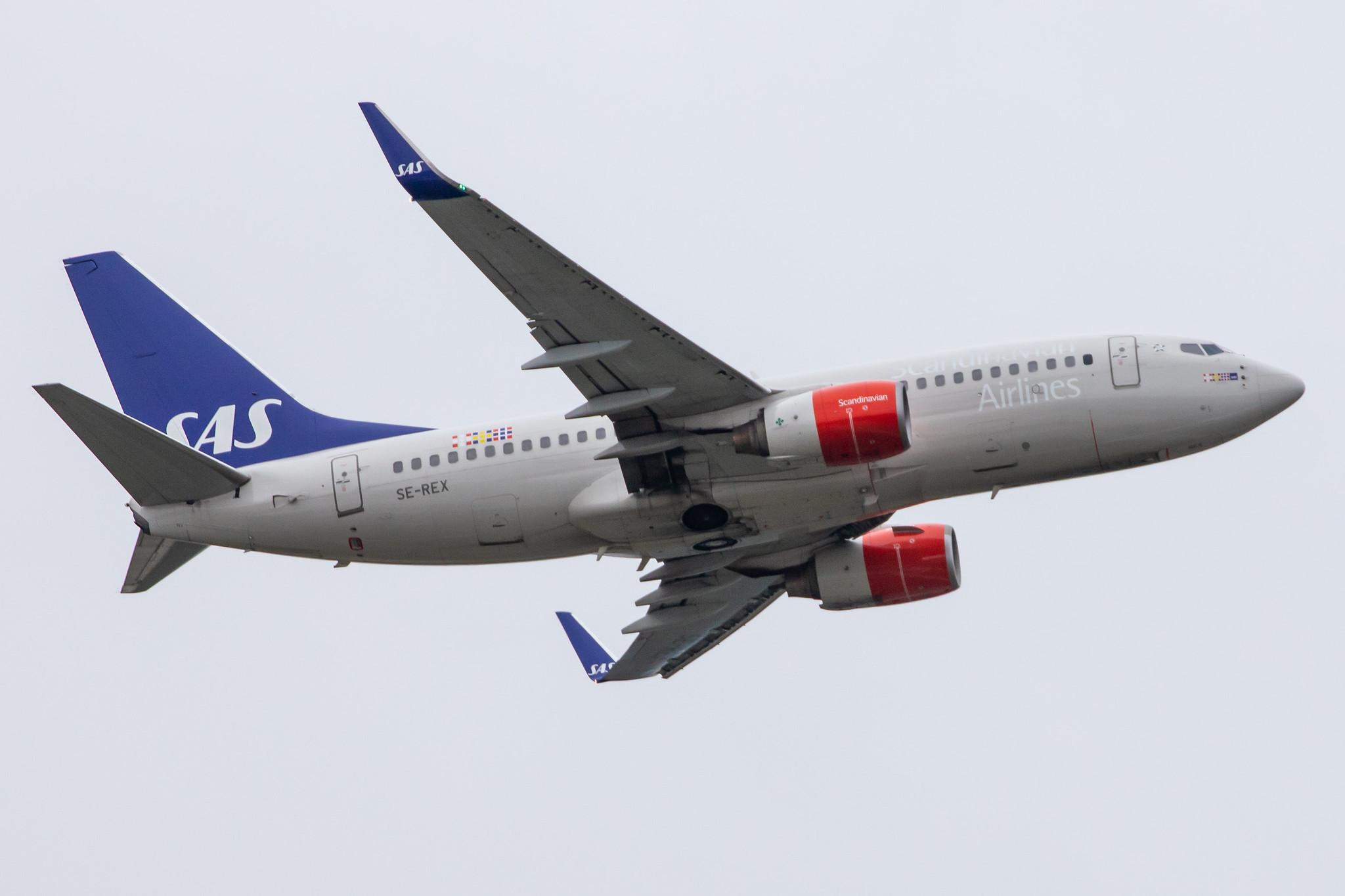 Frankfurt Airport: SAS (SK / SAS) |  Boeing 737-76N B737 | SE-REX | MSN 33418