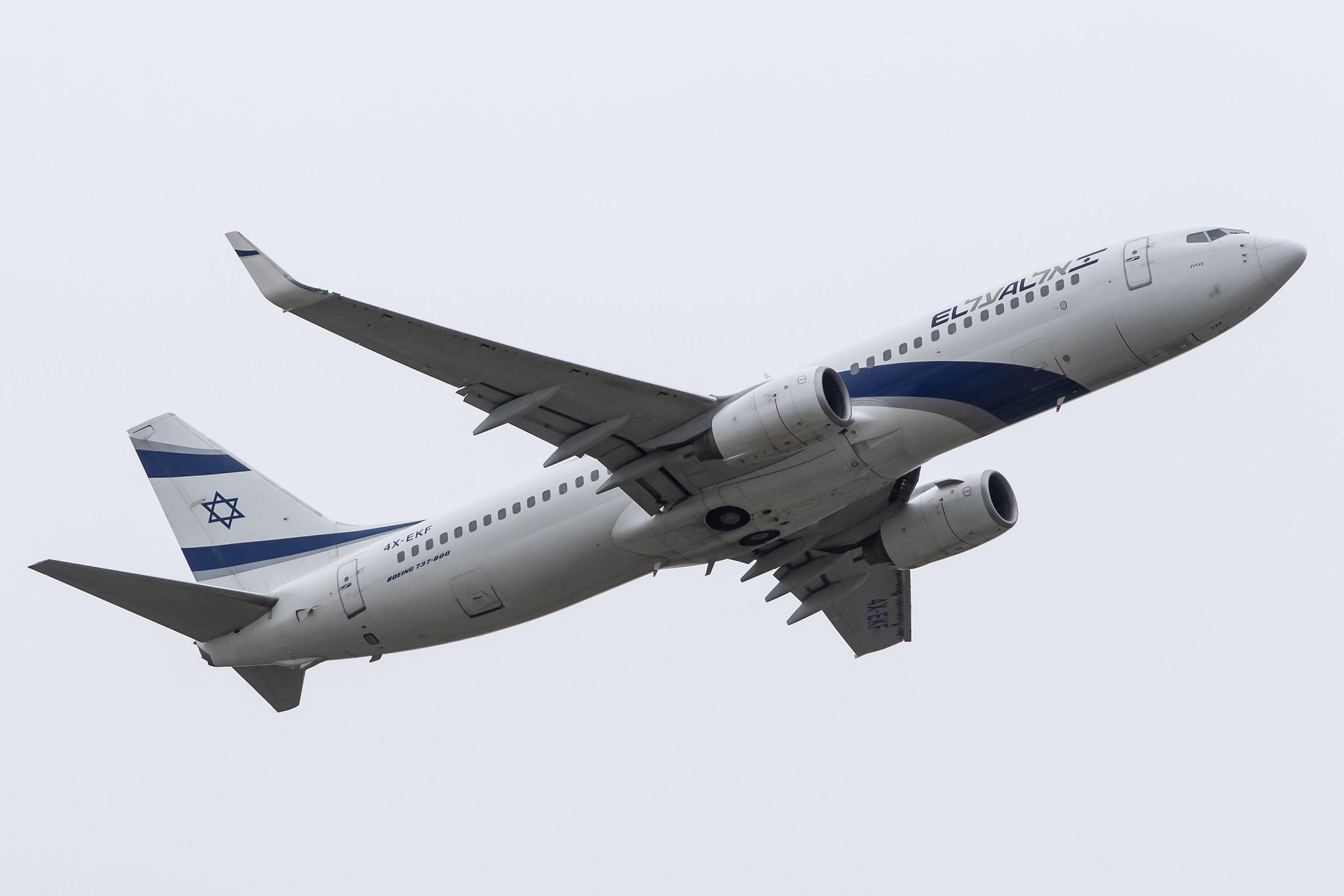 Frankfurt Airport: El Al Israel Airlines (LY / ELY) | Operator: El Al |  Boeing 737-8HX B738 | 4X-EKF | MSN 29638