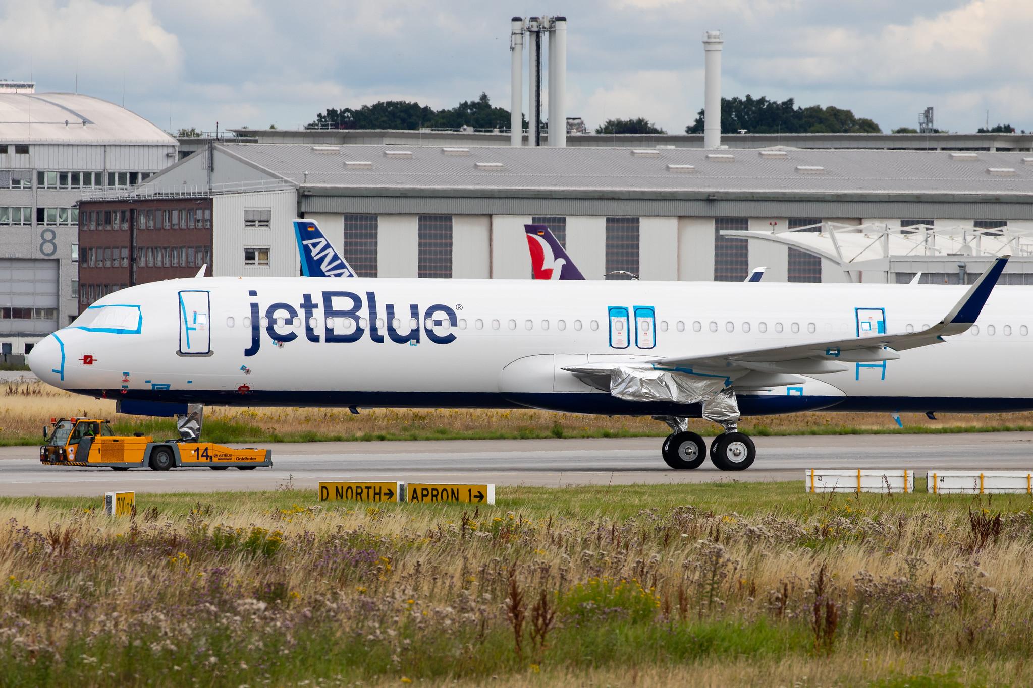 Hamburg Finkenwerder: JetBlue Airways (B6 / JBU) |  Airbus A321-271NX A21N | D-AVZU | MSN 9195
