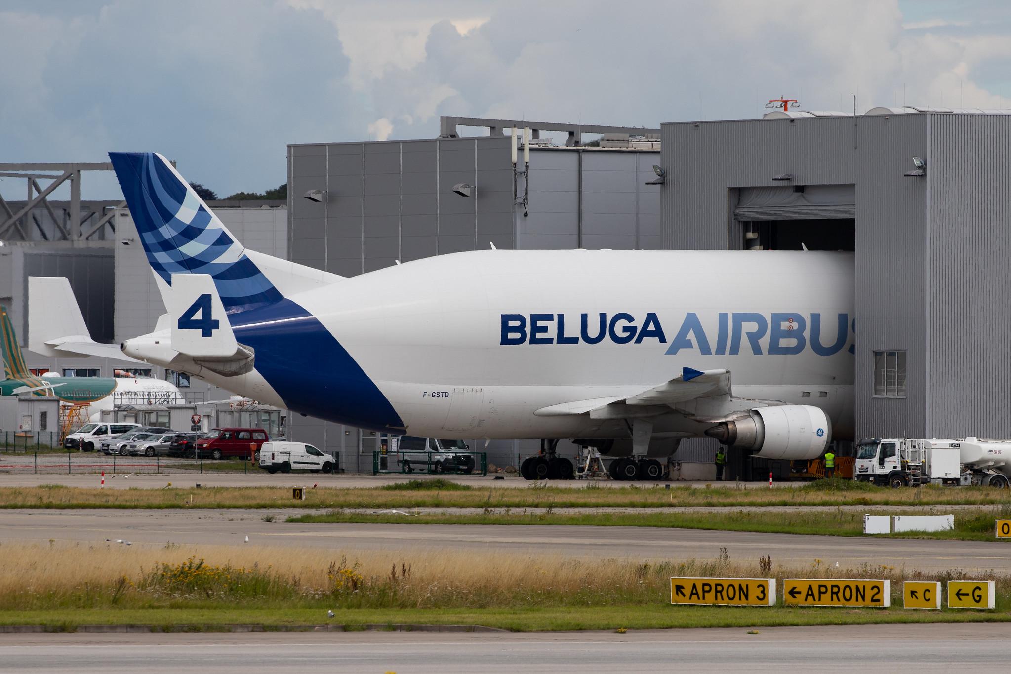 Hamburg Finkenwerder: Airbus Transport International (4Y / BGA) |  Airbus A300-608ST Beluga A3ST | F-GSTD | MSN 776