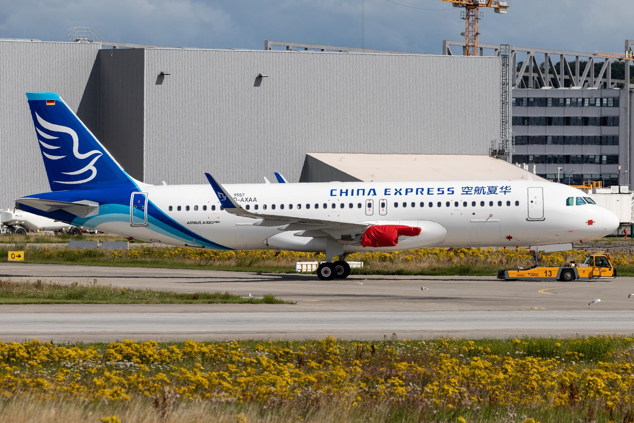 Hamburg Finkenwerder: China Express Airlines (G5 / HXA) |  Airbus A320-271N A20N | D-AXAA | MSN 9557