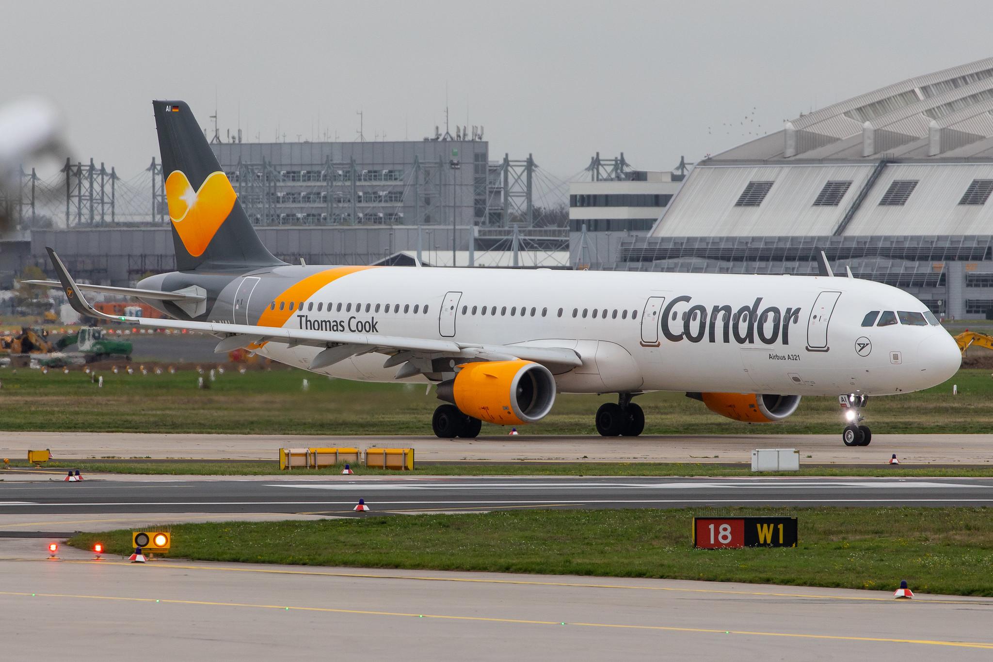 Frankfurt Airport: Condor (DE / CFG) |  Airbus A321-211 A321 | D-AIAI | MSN 7127