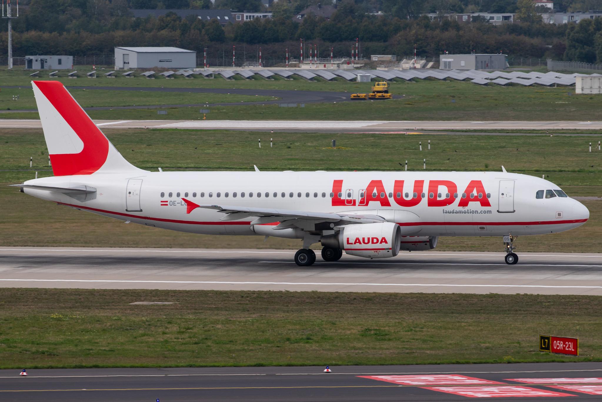 Düsseldorf Airport: Laudamotion (OE / LDM) |  Airbus A320-214 A320 | OE-LOS | MSN 3153