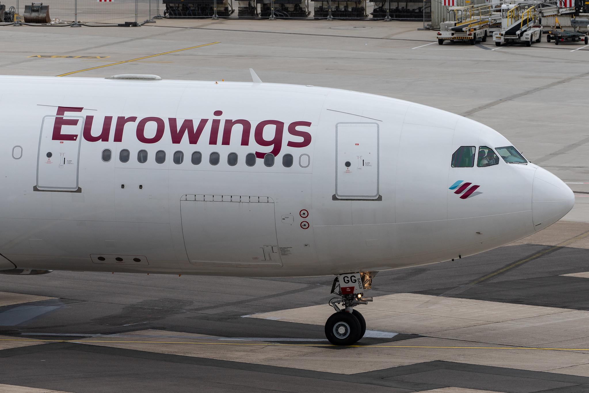 Düsseldorf Airport: Eurowings (EW / EWG) | Operator: SunExpress Deutschland |  Airbus A330-203 A332 | D-AXGG | MSN 0504
