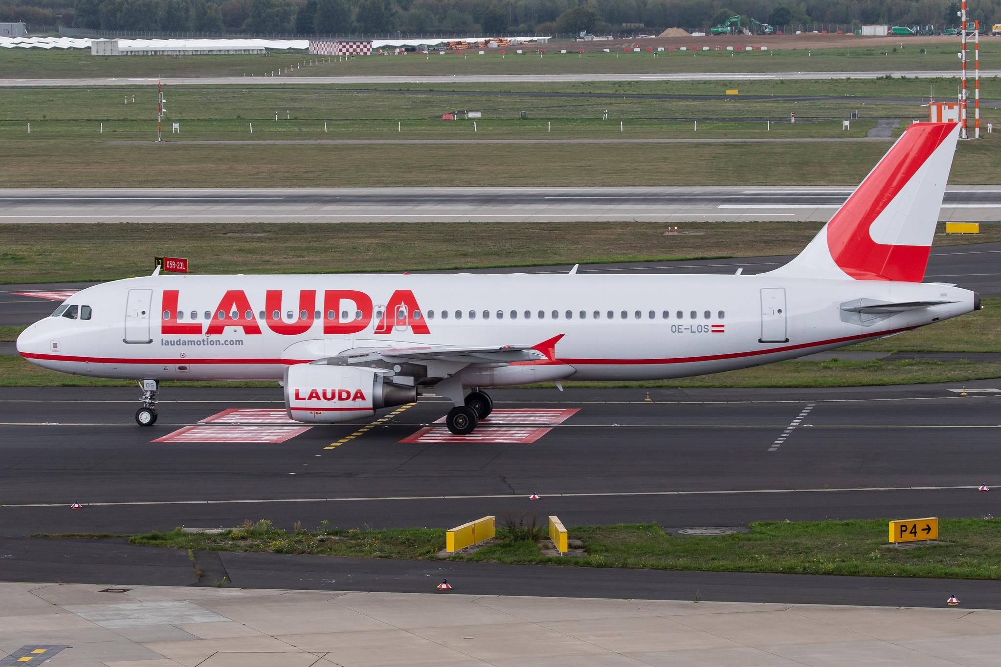 Düsseldorf Airport: Laudamotion (OE / LDM) |  Airbus A320-214 A320 | OE-LOS | MSN 3153