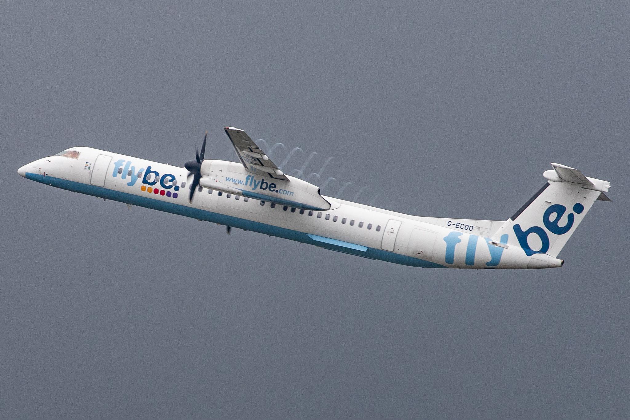 Düsseldorf Airport: Flybe (BE / BEE) |  De Havilland Canada Dash 8-400 DH8D | G-ECOO | MSN 4237