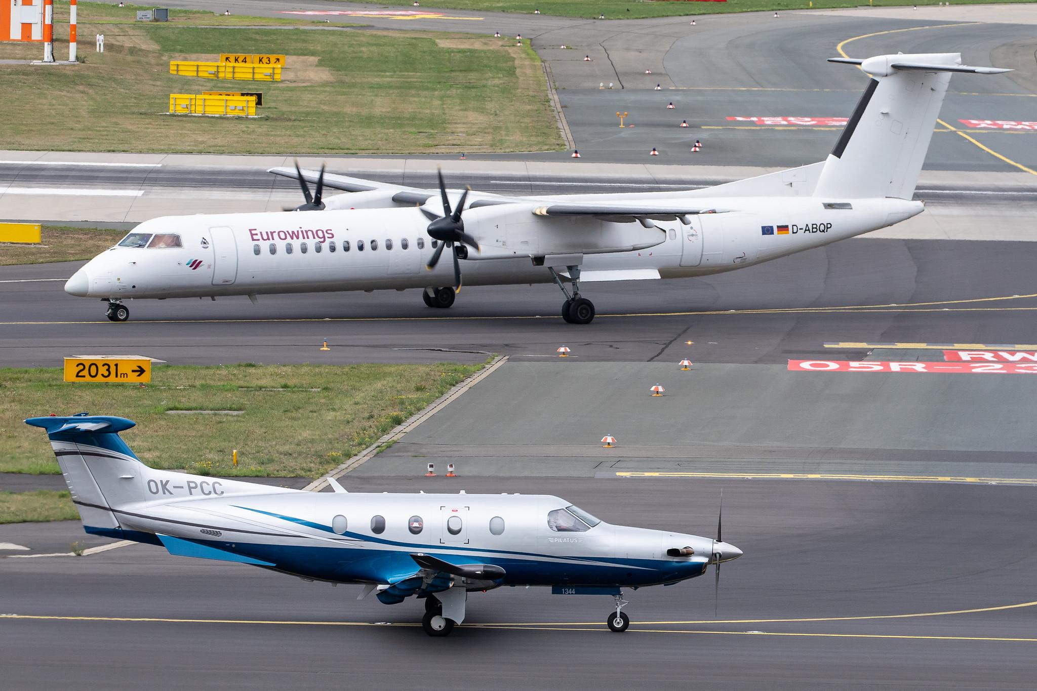 Düsseldorf Airport: T-Air |  Pilatus PC-12/47E PC12 | OK-PCC | MSN 1344