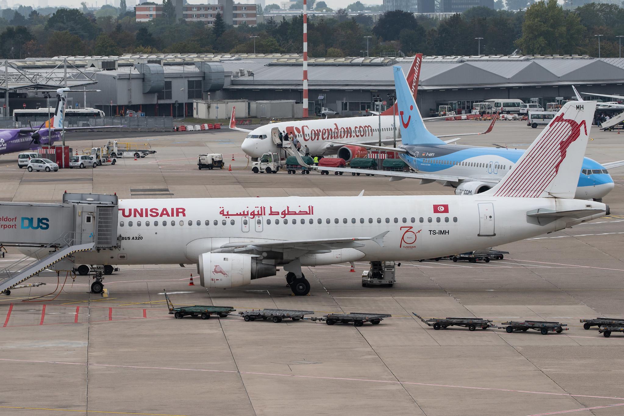 Düsseldorf Airport: Tunisair (TU / TAR) |  Airbus A320-211 A320 | TS-IMH | MSN 0402