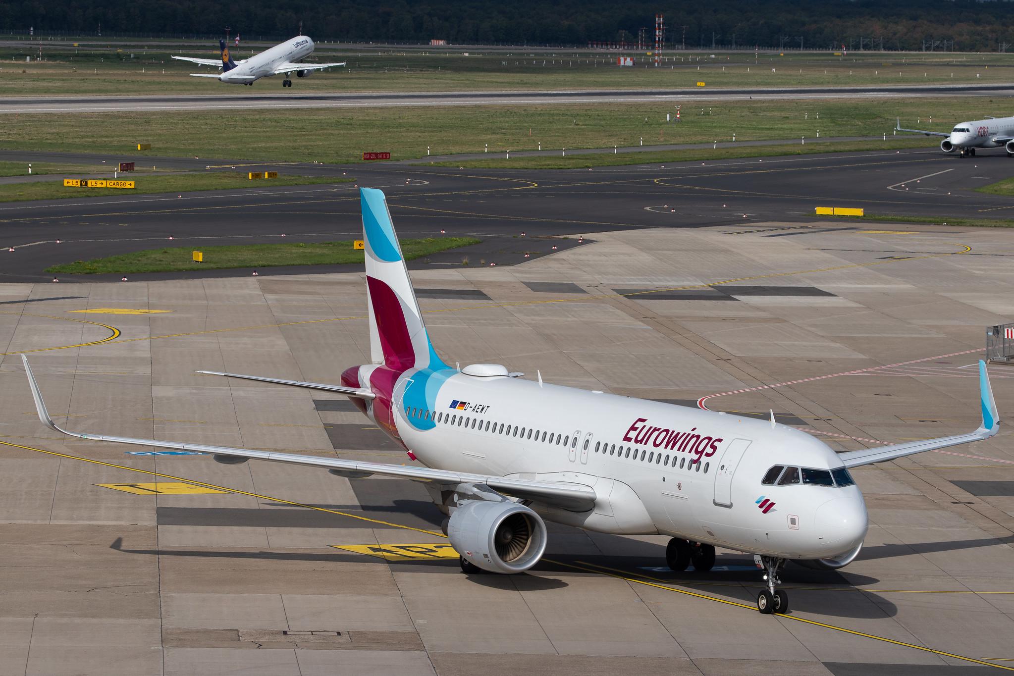Düsseldorf Airport: Eurowings (EW / EWG) |  Airbus A320-214 A320 | D-AEWT | MSN 7534
