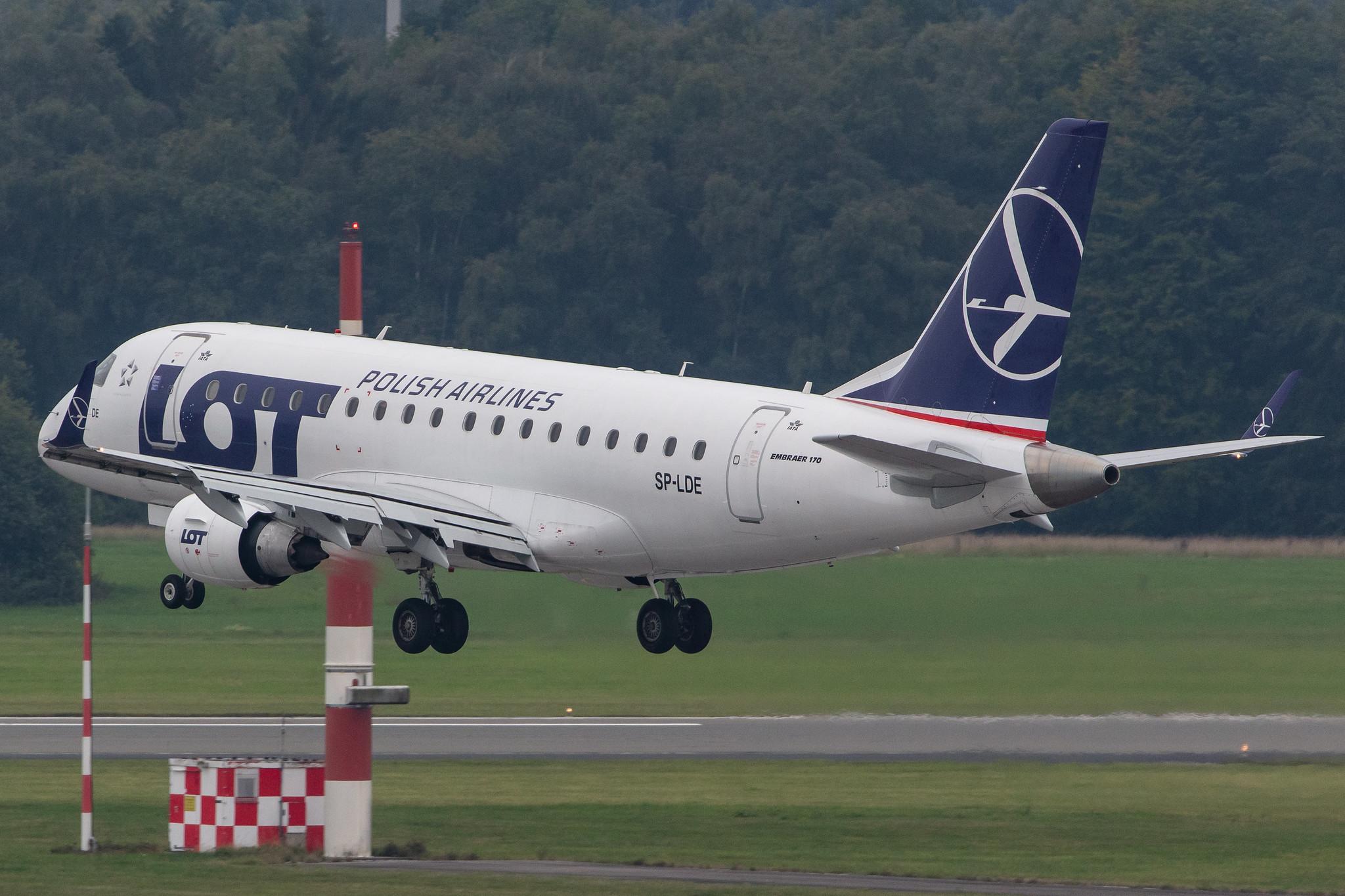 Hamburg Airport: LOT (LO / LOT) |  Embraer E170STD E170 | SP-LDE | MSN 17000029