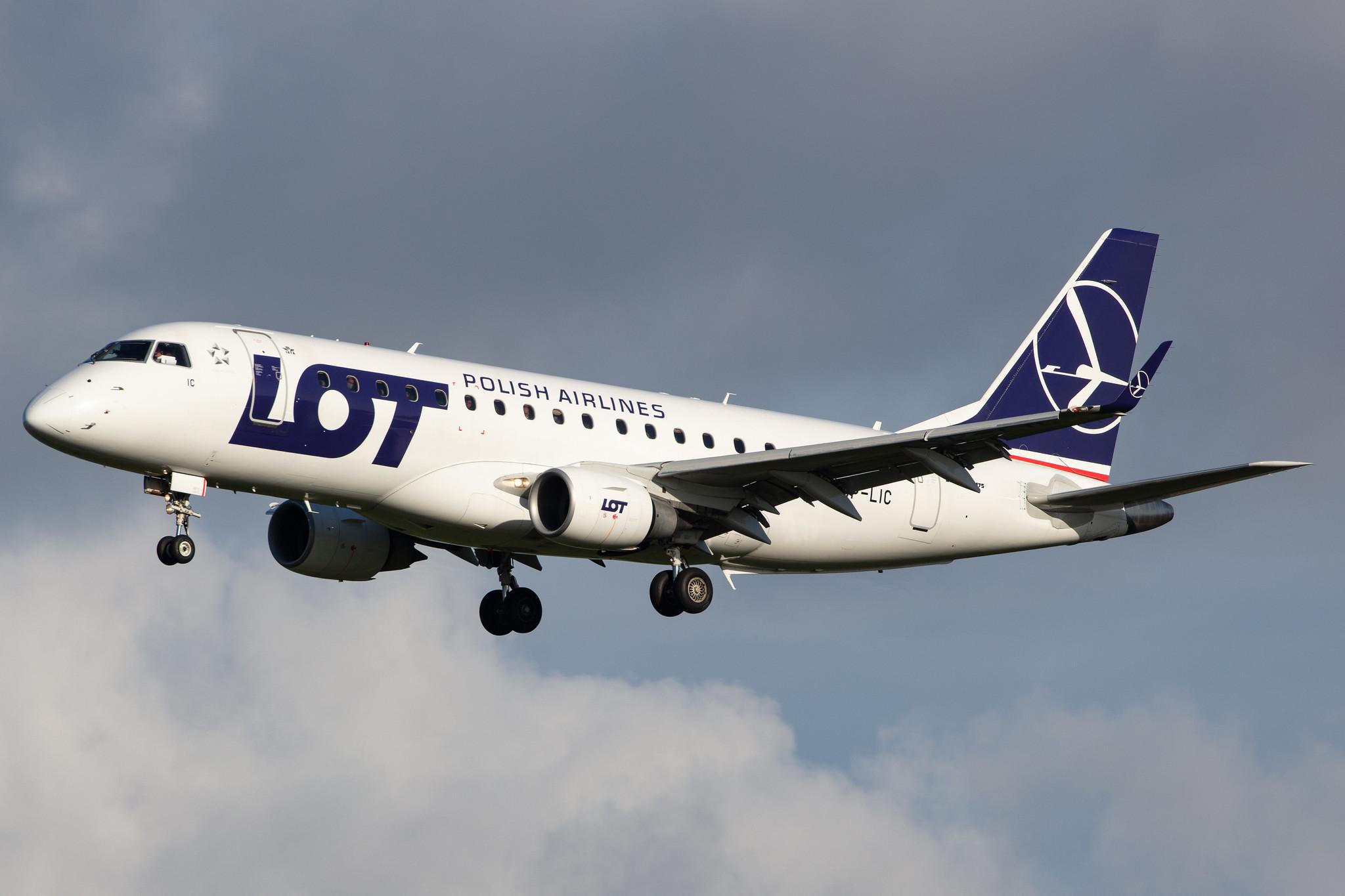 Amsterdam Airport Schiphol: LOT (LO / LOT) |  Embraer E175STD E75S | SP-LIC | MSN 17000134