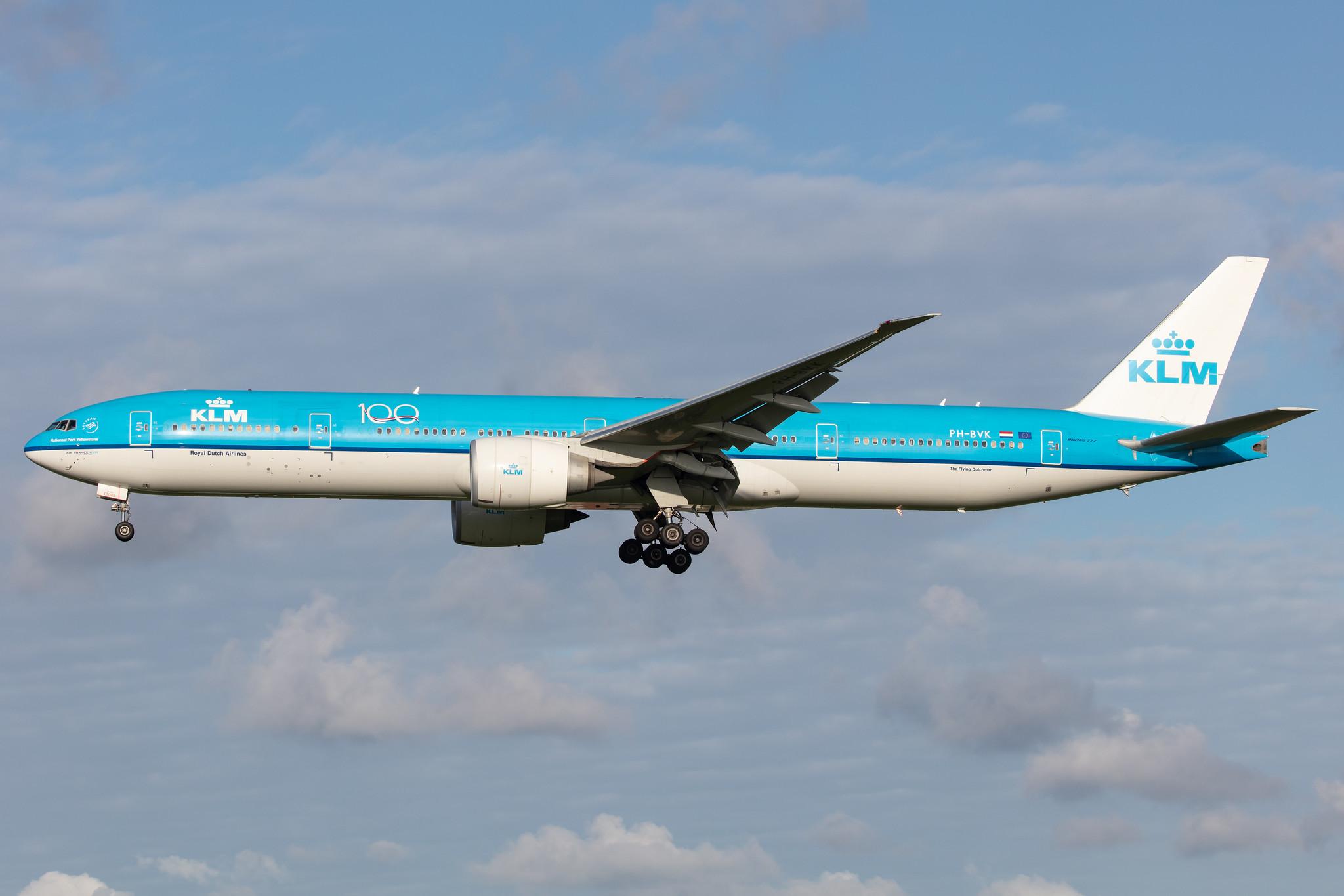 Amsterdam Airport Schiphol: KLM (KL / KLM) |  Boeing 777-306(ER) B77W | PH-BVK | MSN 42172