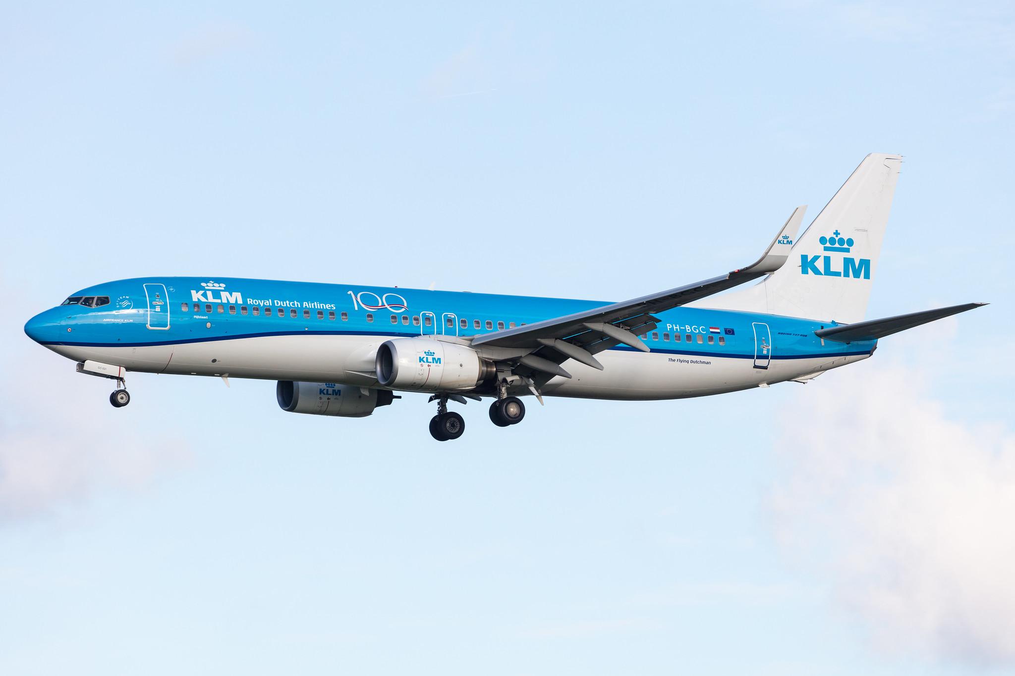 Amsterdam Airport Schiphol: KLM (KL / KLM) |  Boeing 737-8K2 B738 | PH-BGC | MSN 30361