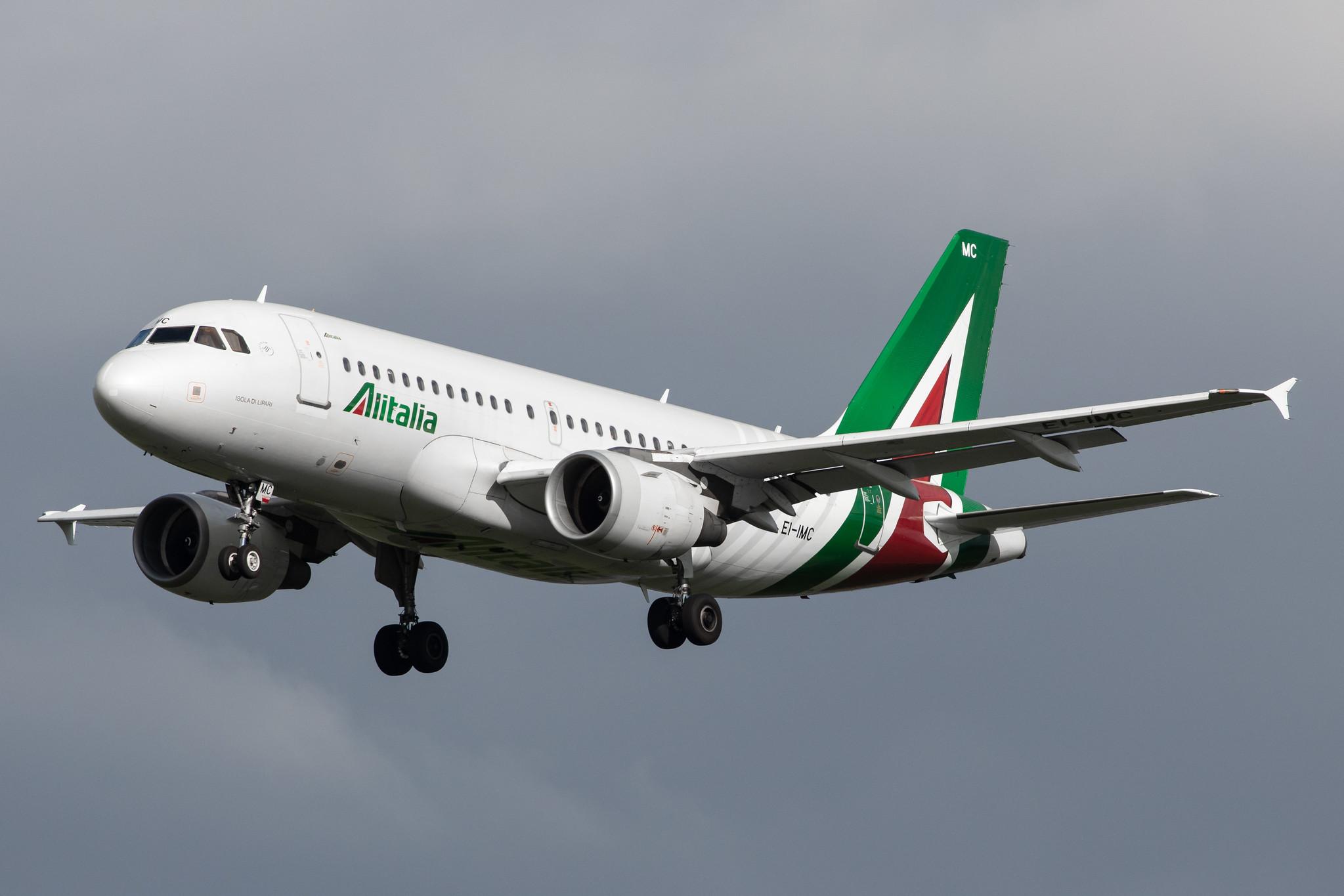 Amsterdam Airport Schiphol: Alitalia (AZ / AZA) |  Airbus A319-112 A319 | EI-IMC | MSN 2057