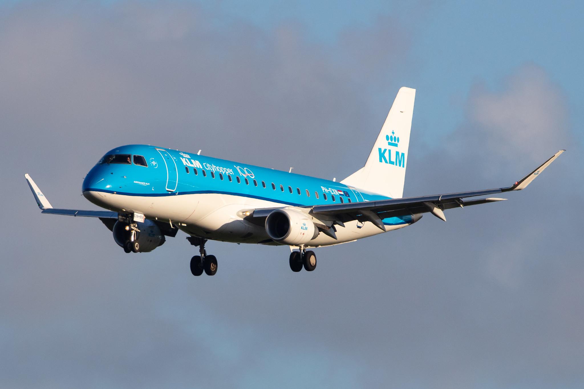 Amsterdam Airport Schiphol: KLM (KL / KLM) | Operator: KLM Cityhopper |  Embraer E175STD E75L | PH-EXN | MSN 17000659