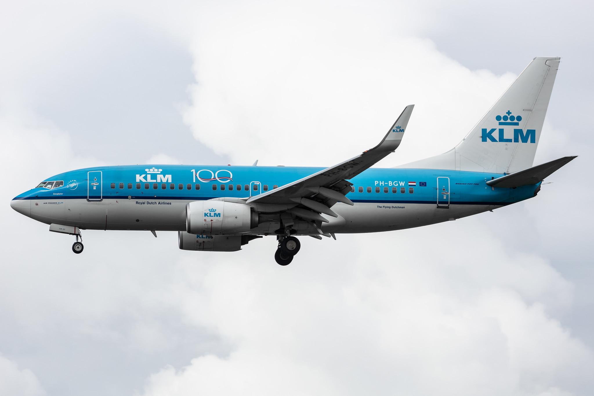 Amsterdam Airport Schiphol: KLM (KL / KLM) |  Boeing 737-7K2 B737 | PH-BGW | MSN 38128