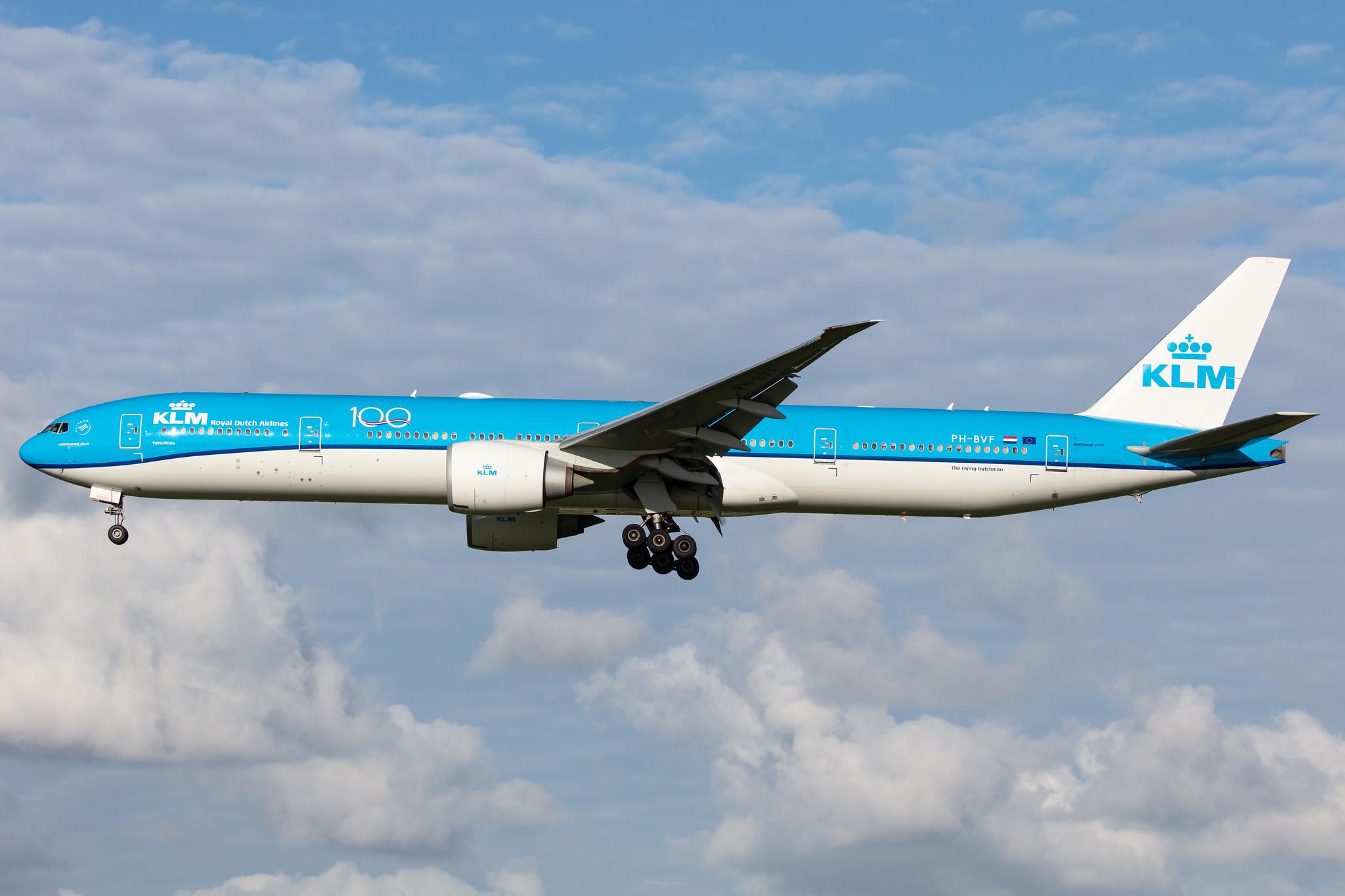 Amsterdam Airport Schiphol: KLM (KL / KLM) |  Boeing 777-306(ER) B77W | PH-BVF | MSN 39972