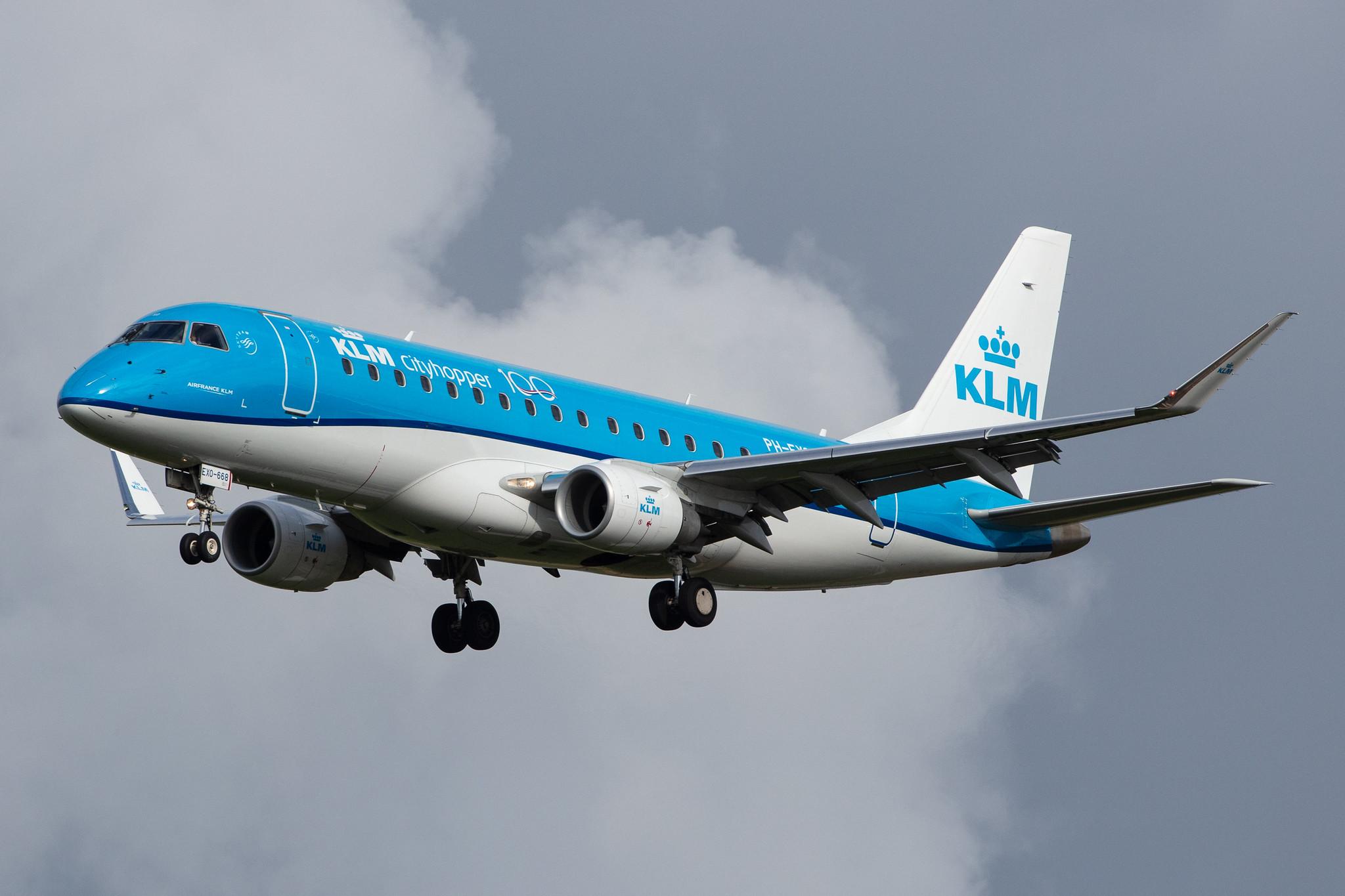 Amsterdam Airport Schiphol: KLM (KL / KLM) | Operator: KLM Cityhopper |  Embraer E175STD E75L | PH-EXO | MSN 17000668