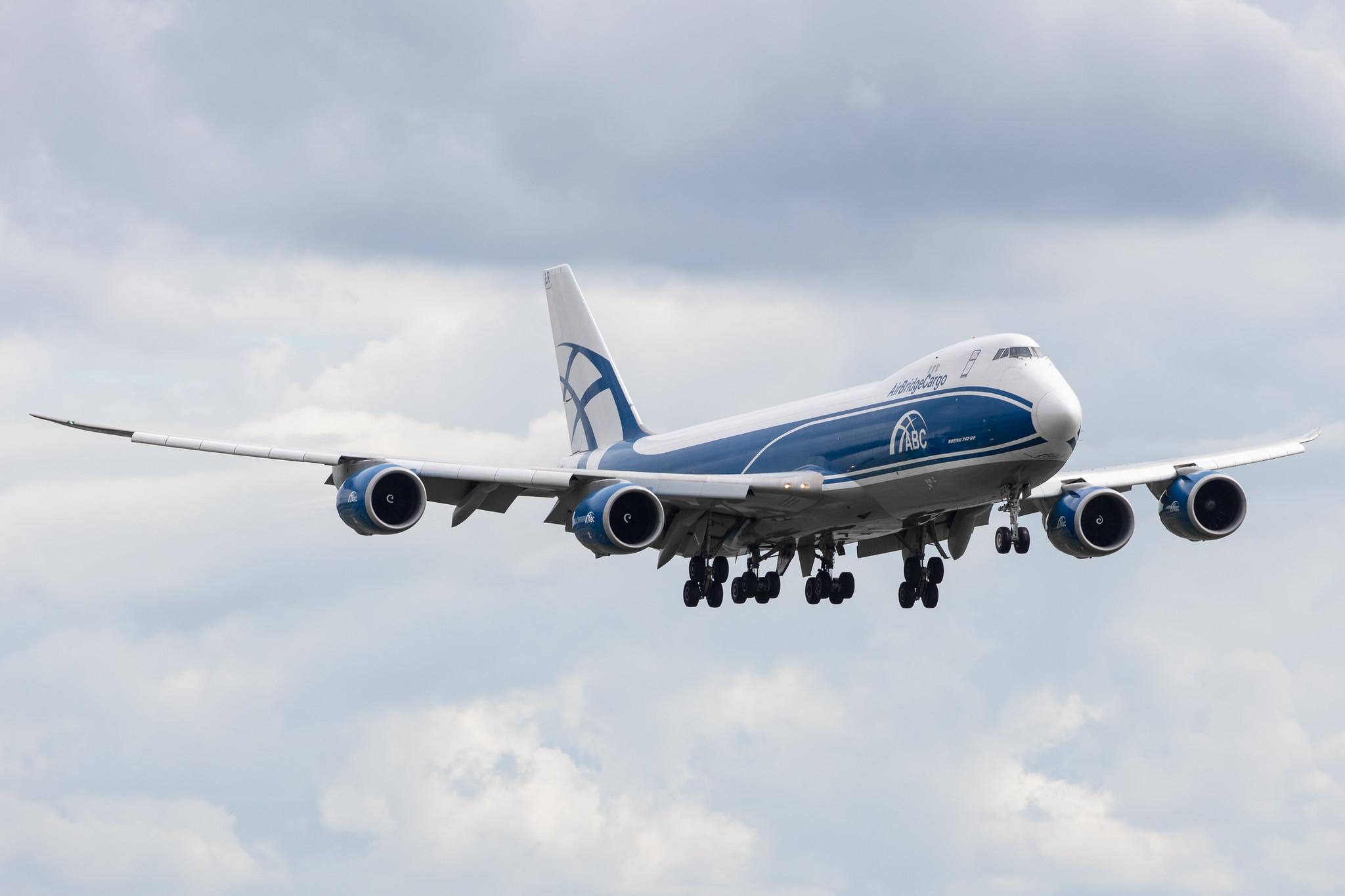 Amsterdam Airport Schiphol: AirBridgeCargo (RU / ABW) | Operator: AirBridgeCargo Airlines |  Boeing 747-8HV(F) B748 | VQ-BLR | MSN 37668