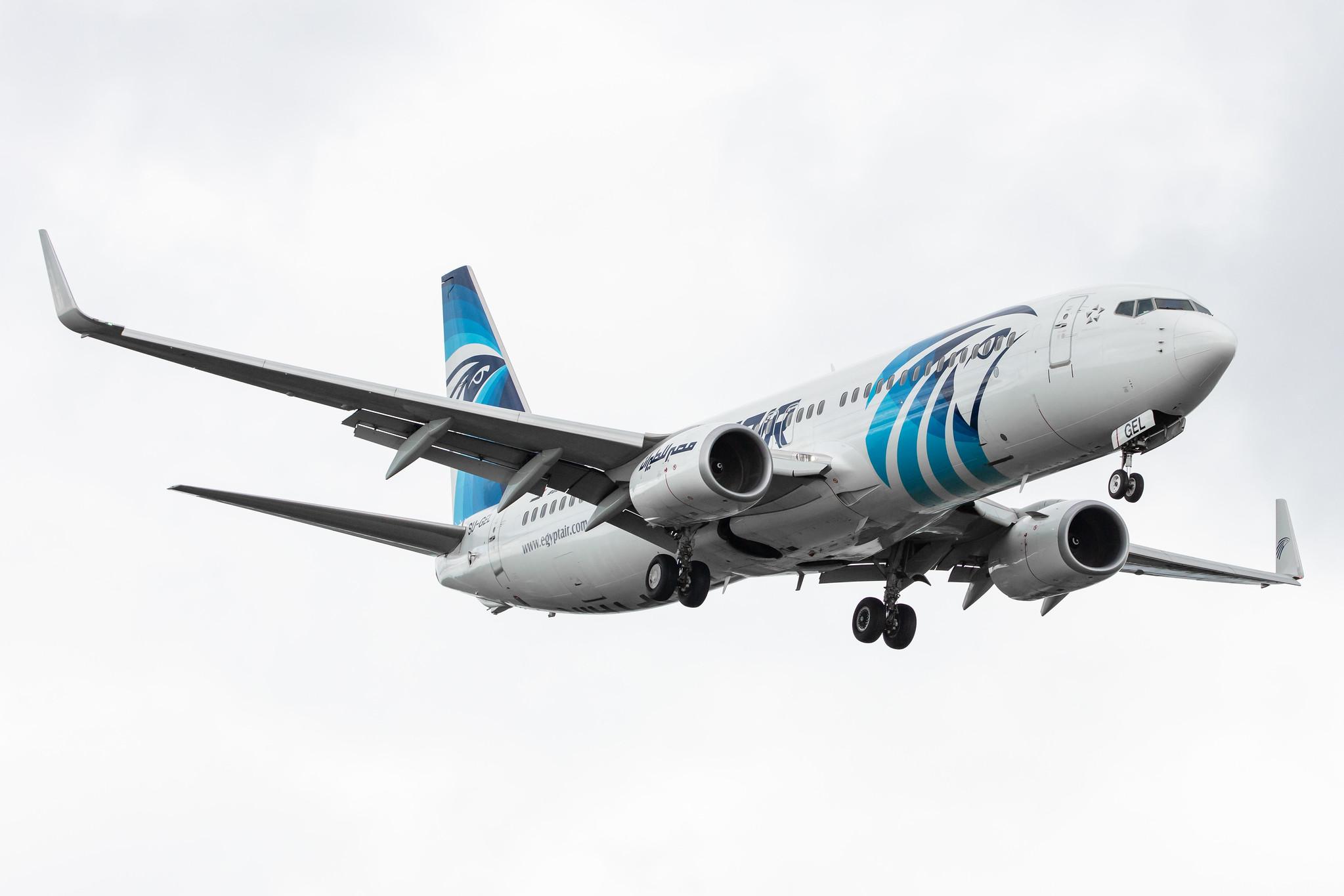 Amsterdam Airport Schiphol: EgyptAir (MS / MSR) |  Boeing 737-866 B738 | SU-GEL | MSN 63804