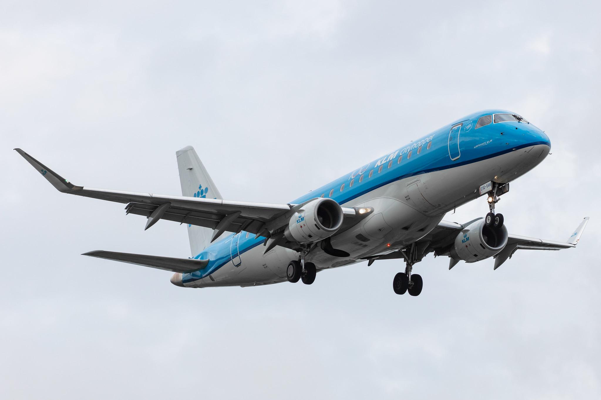 Amsterdam Airport Schiphol: KLM (KL / KLM) | Operator: KLM Cityhopper |  Embraer E175STD E75L | PH-EXG | MSN 17000546