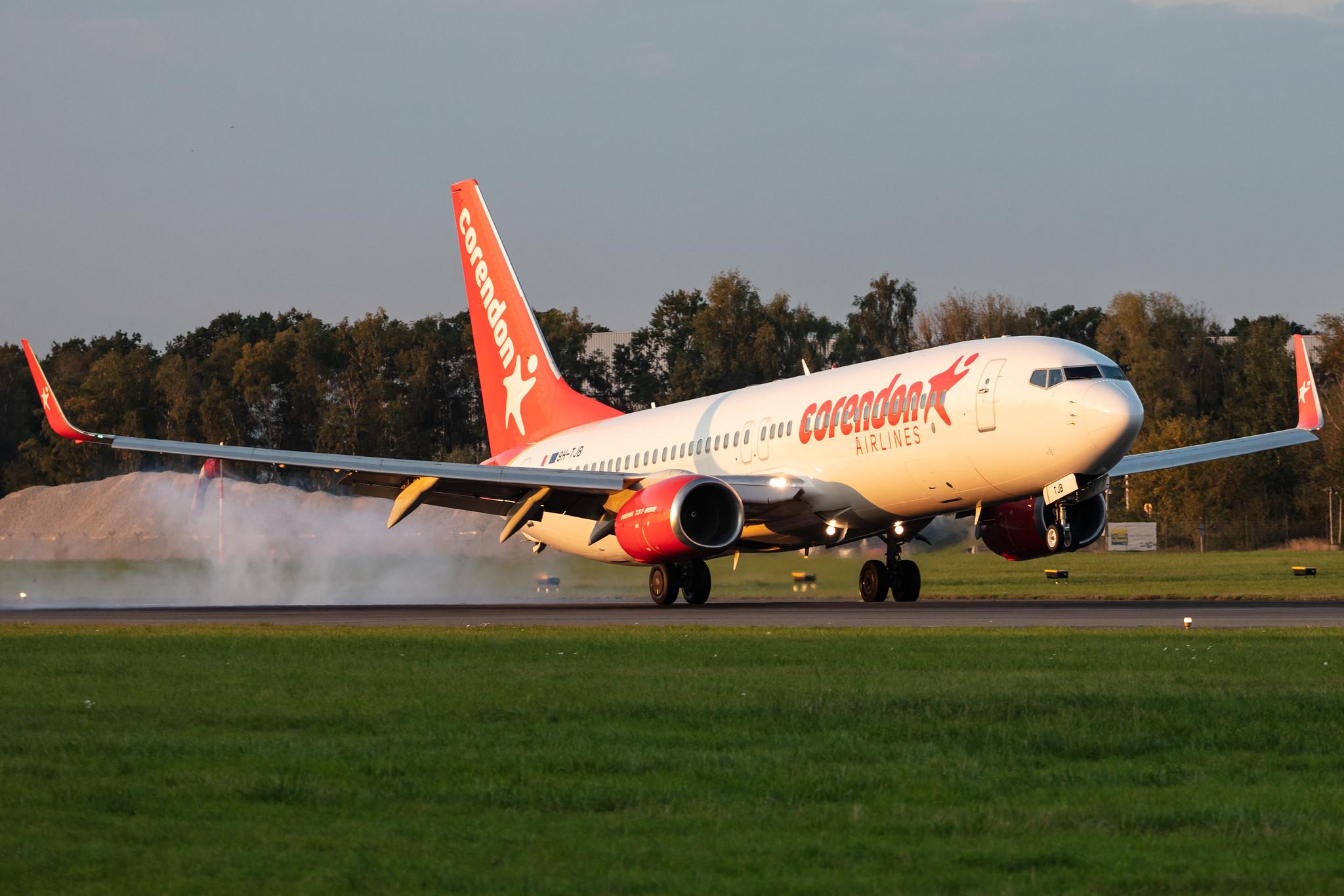 Hamburg Airport: Corendon Airlines (XC / CAI) | Operator: Corendon Airlines Europe |  Boeing 737-8FH B738 | 9H-TJB | MSN 35093