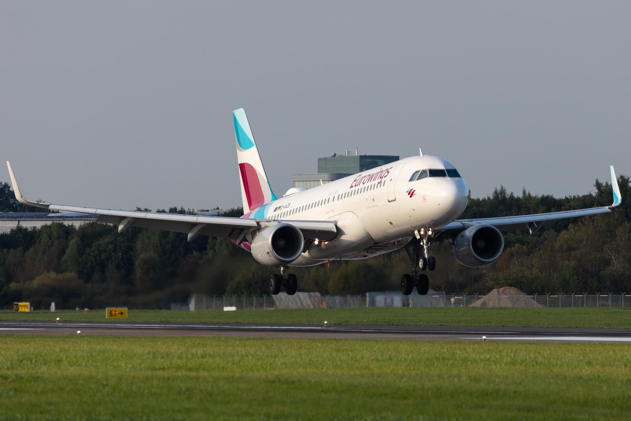 Hamburg Airport: Eurowings (EW / EWG) |  Airbus A320-214 A320 | D-AIZS | MSN 5557