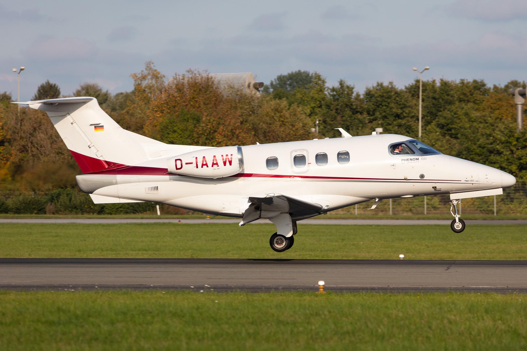 Hamburg Airport: Arcus-Air (/ AZE) | Operator: Arcus Air |  Embraer Phenom 100 E50P | D-IAAW | MSN 50000245