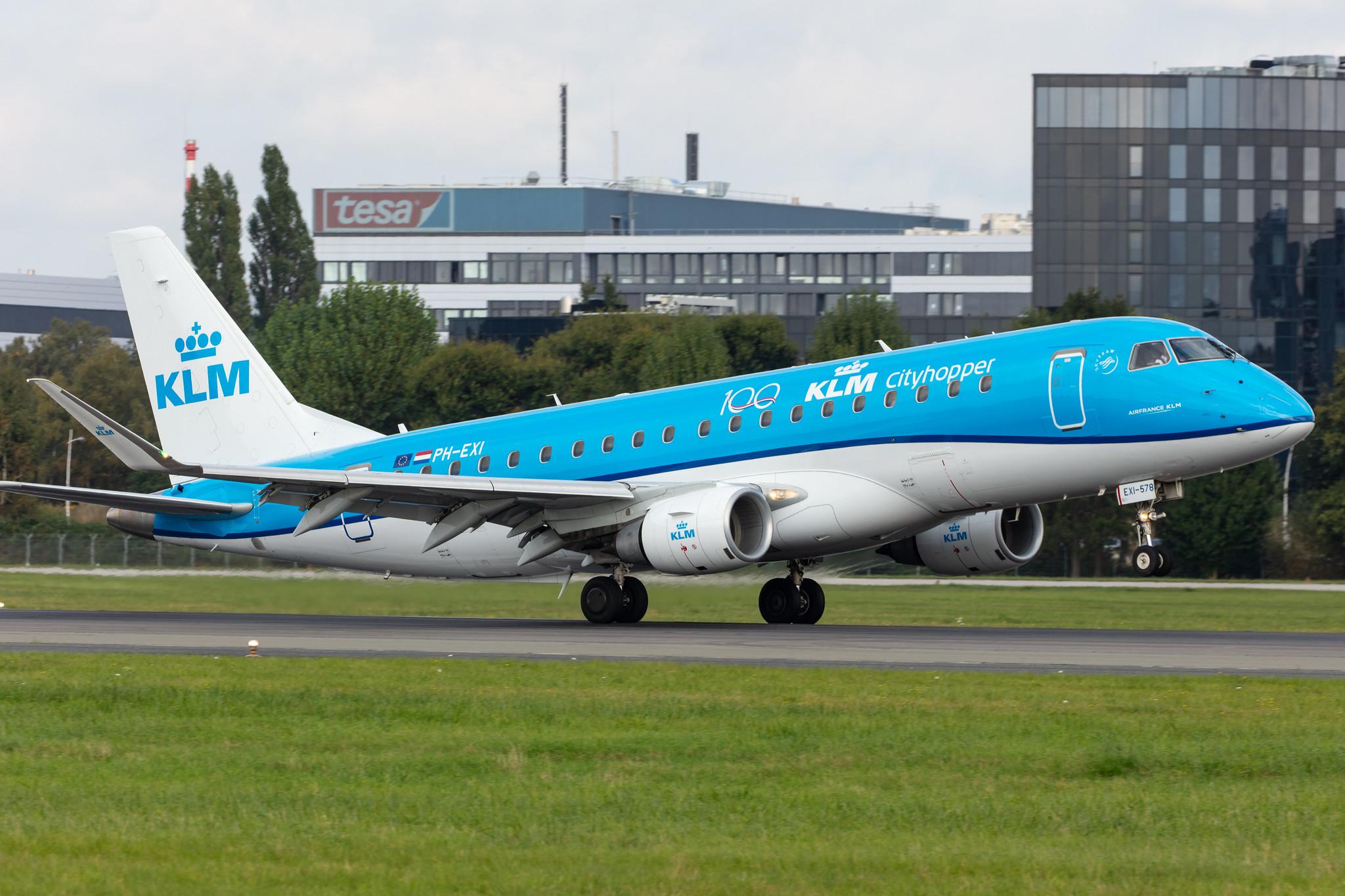Hamburg Airport: KLM (KL / KLM) | Operator: KLM Cityhopper |  Embraer E175STD E75L | PH-EXI | MSN 17000578