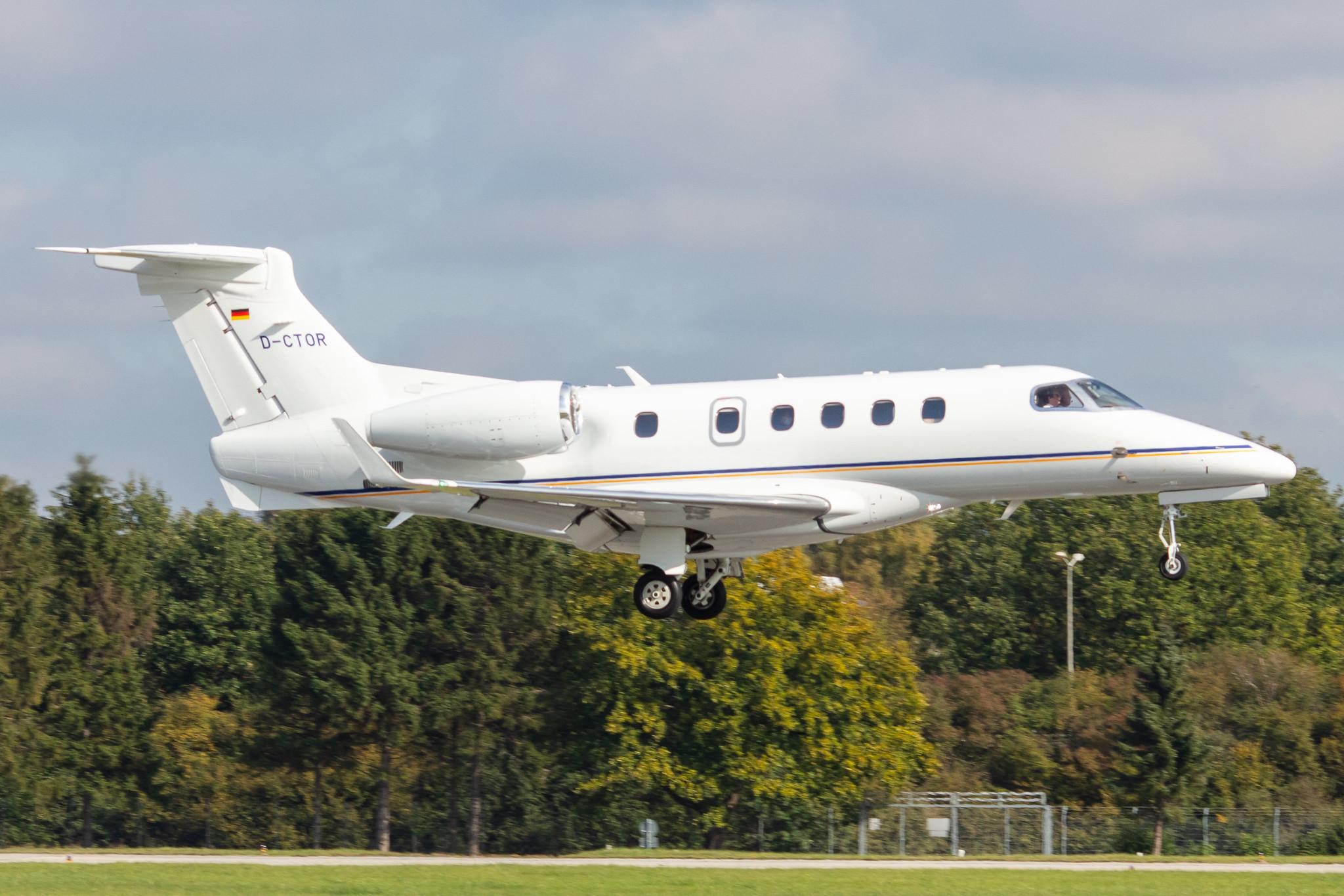 Hamburg Airport: Luxaviation Germany (/ LXG) |  Embraer Phenom 300 E55P | D-CTOR | MSN 50500481