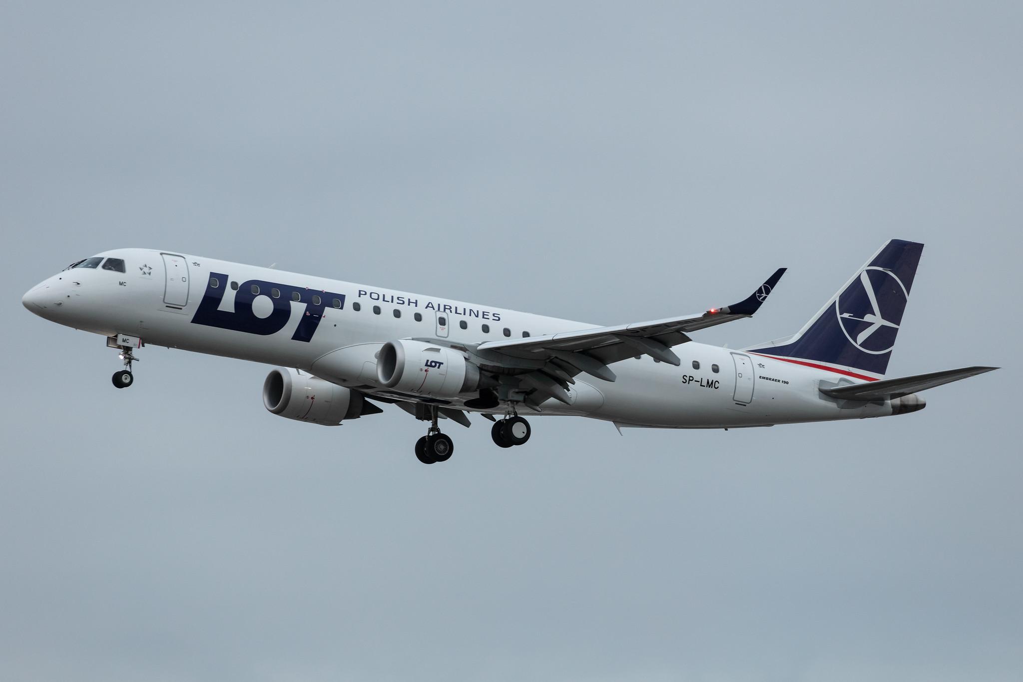 Frankfurt Airport: LOT (LO / LOT) |  Embraer E190STD E190 | SP-LMC | MSN 19000763