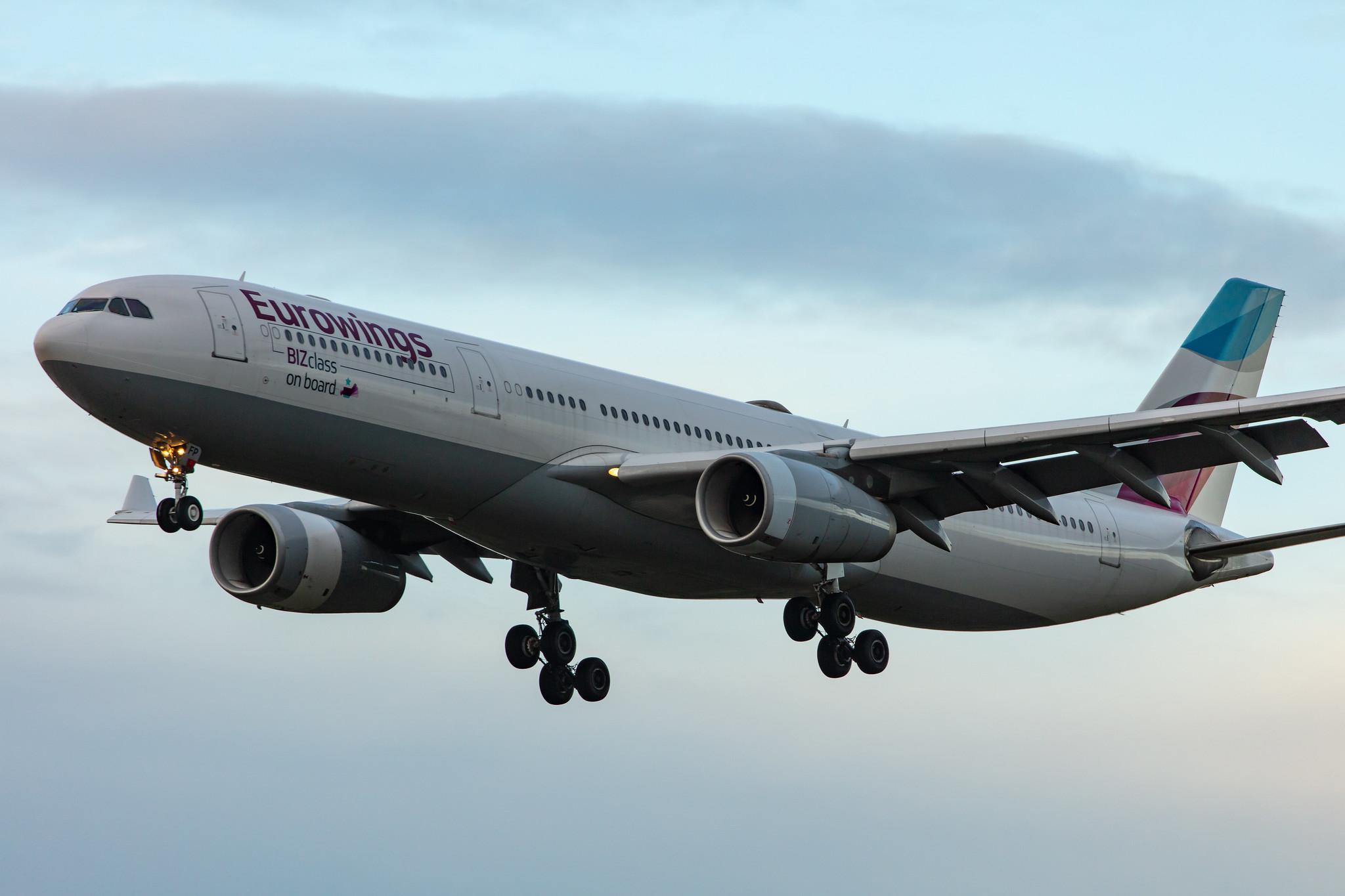 Frankfurt Airport: Eurowings (EW / EWG) | Operator: Brussels Airlines |  Airbus A330-343 A333 | OO-SFP | MSN 0645