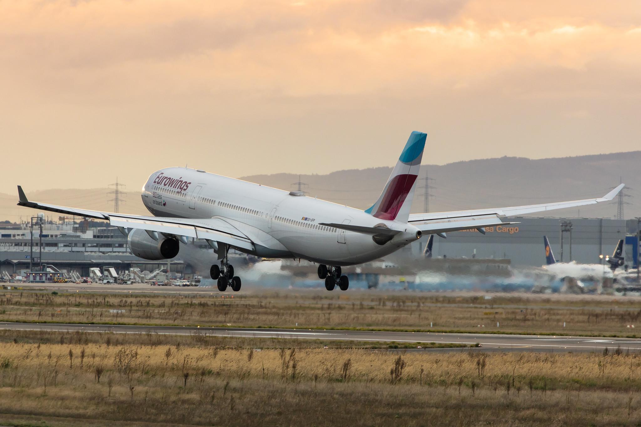 Frankfurt Airport: Eurowings (EW / EWG) | Operator: Brussels Airlines |  Airbus A330-343 A333 | OO-SFP | MSN 0645