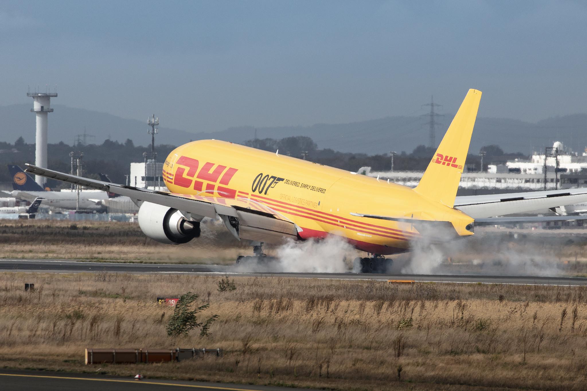 Frankfurt Airport: DHL (D0 / DHK) | Operator: AeroLogic |  Boeing 777-F B77L | D-AALM | MSN 66082