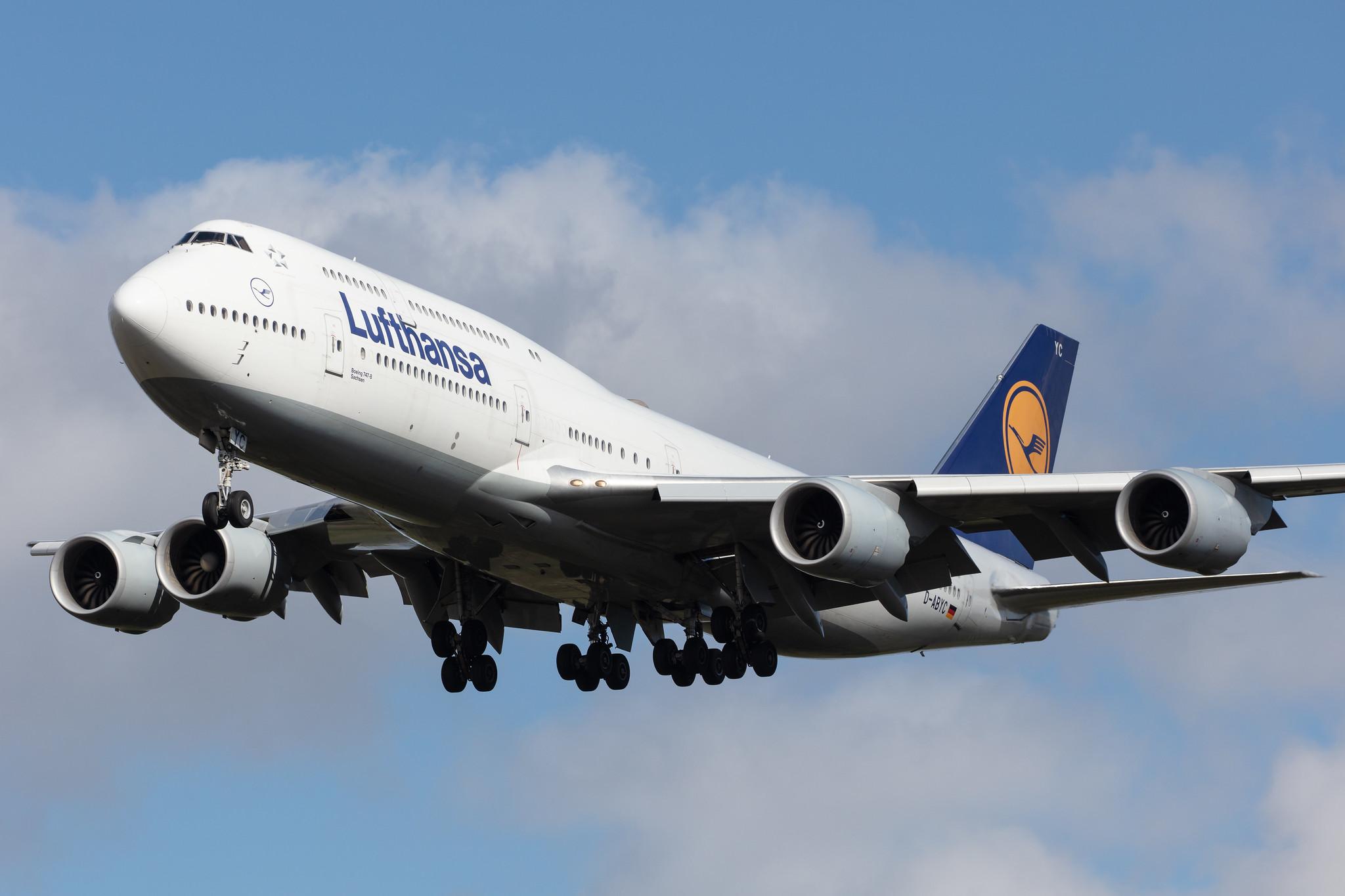 Frankfurt Airport: Lufthansa (LH / DLH) |  Boeing 747-830 B748 | D-ABYC | MSN 37828