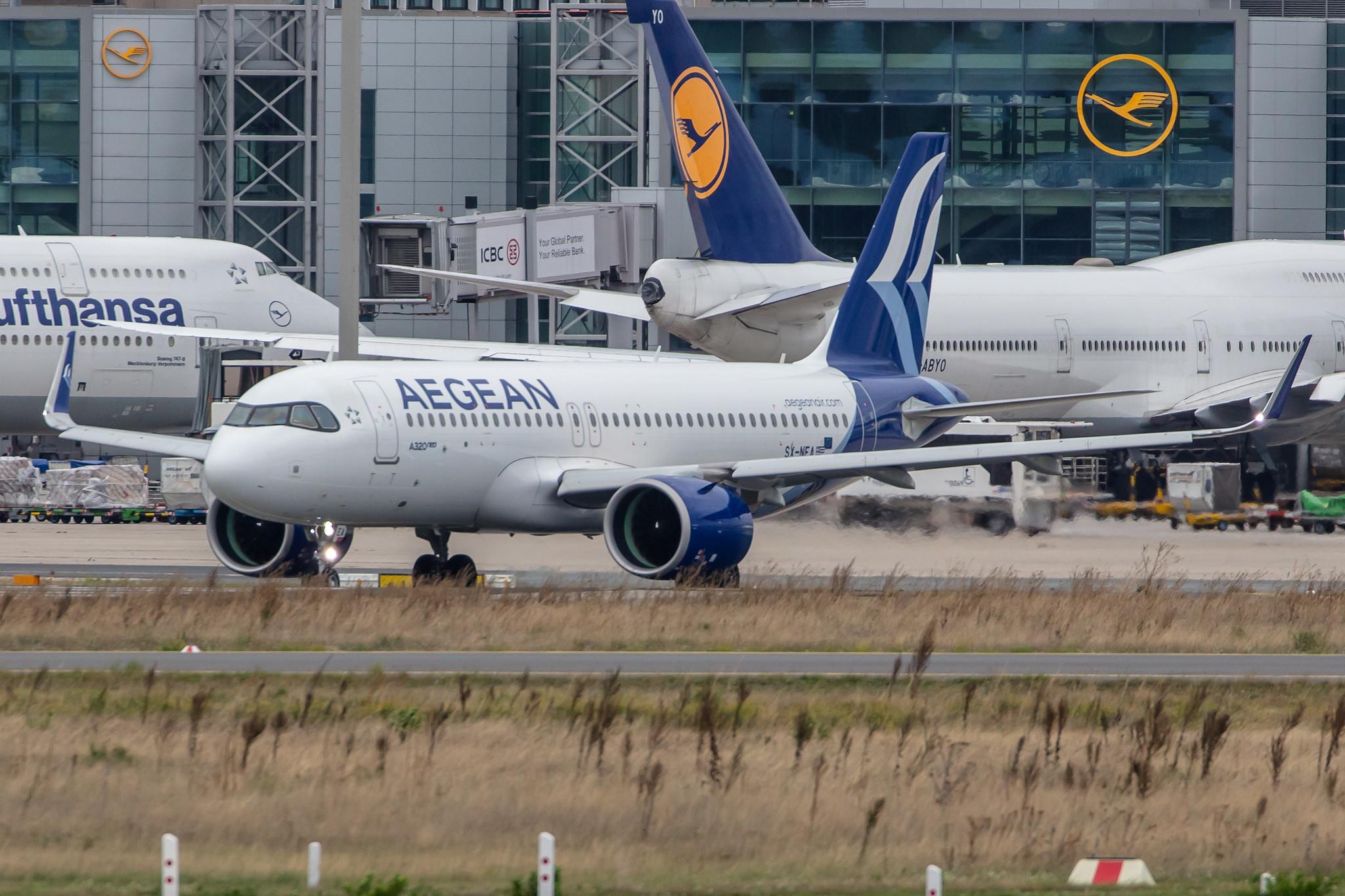 Frankfurt Airport: Aegean Airlines (A3 / AEE) |  Airbus A320-271N A20N | SX-NEA | MSN 9497