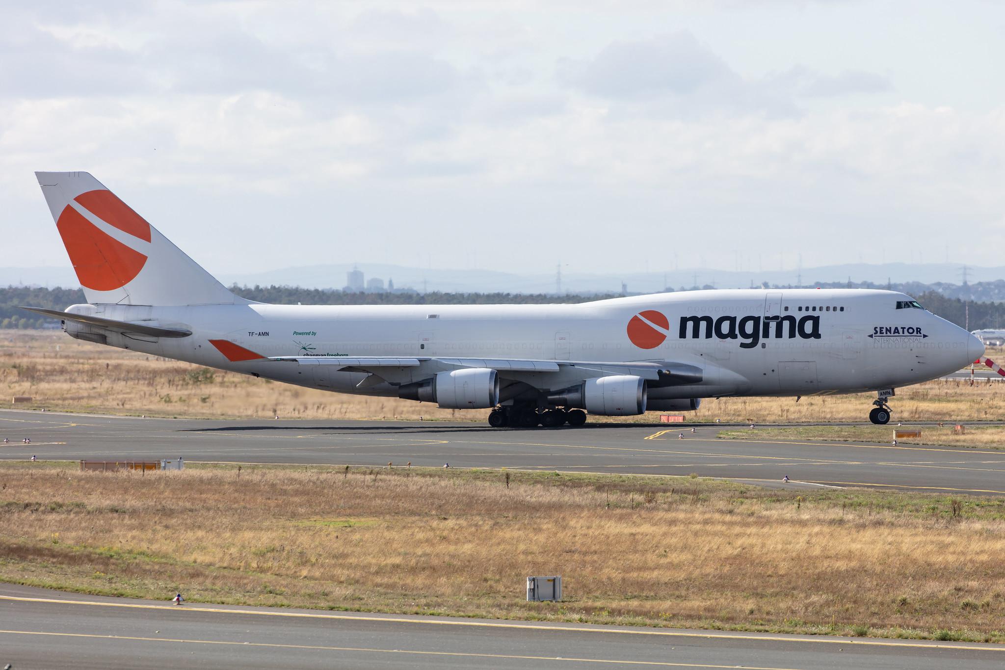 Frankfurt Airport: Magma Aviation (CC / ABD) | Operator: Air Atlanta Icelandic |  Boeing 747-4F6(BDSF) B744 | TF-AMN | MSN 27602