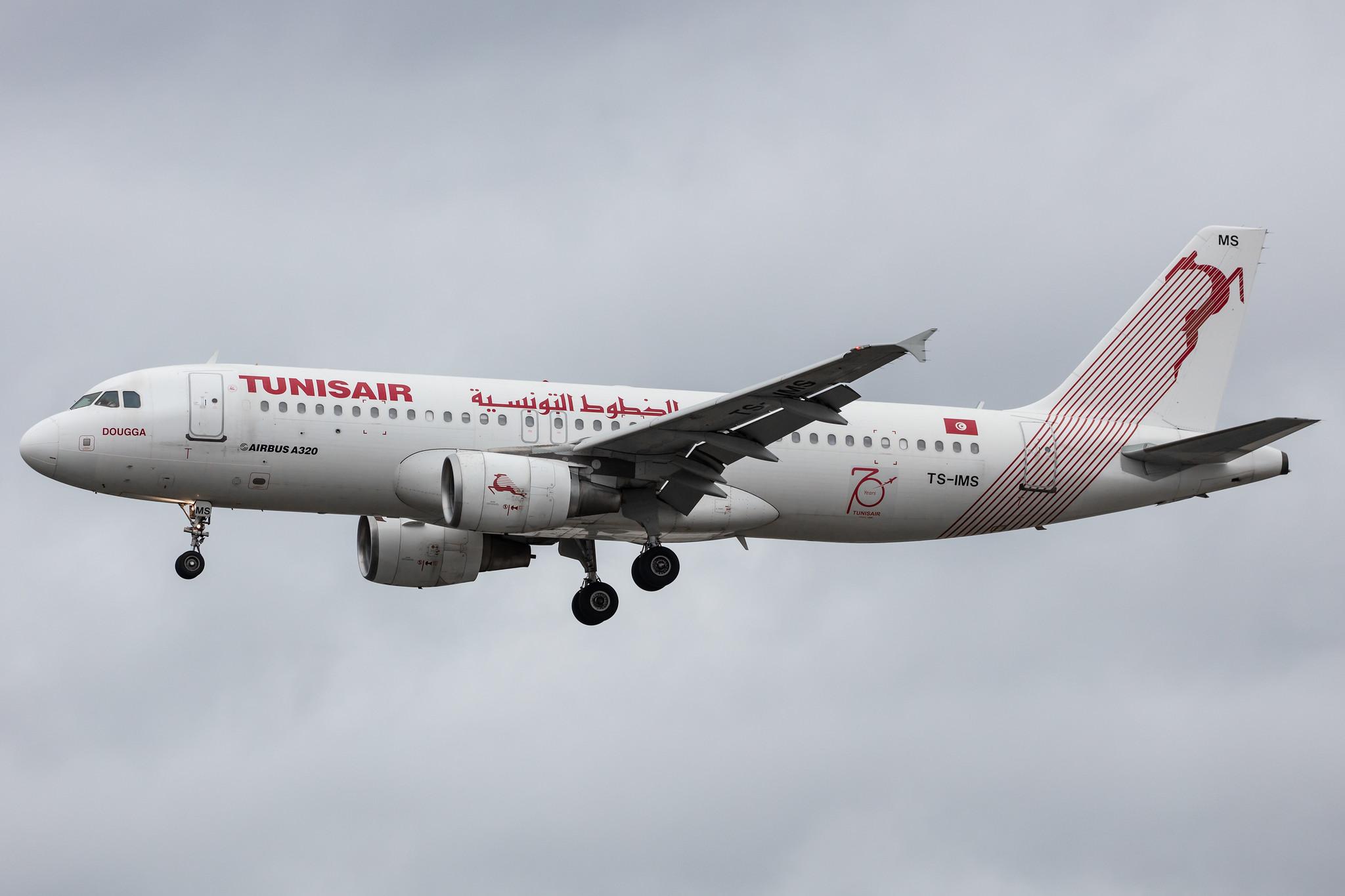 Frankfurt Airport: Tunisair (TU / TAR) |  Airbus A320-214 A320 | TS-IMS | MSN 4689
