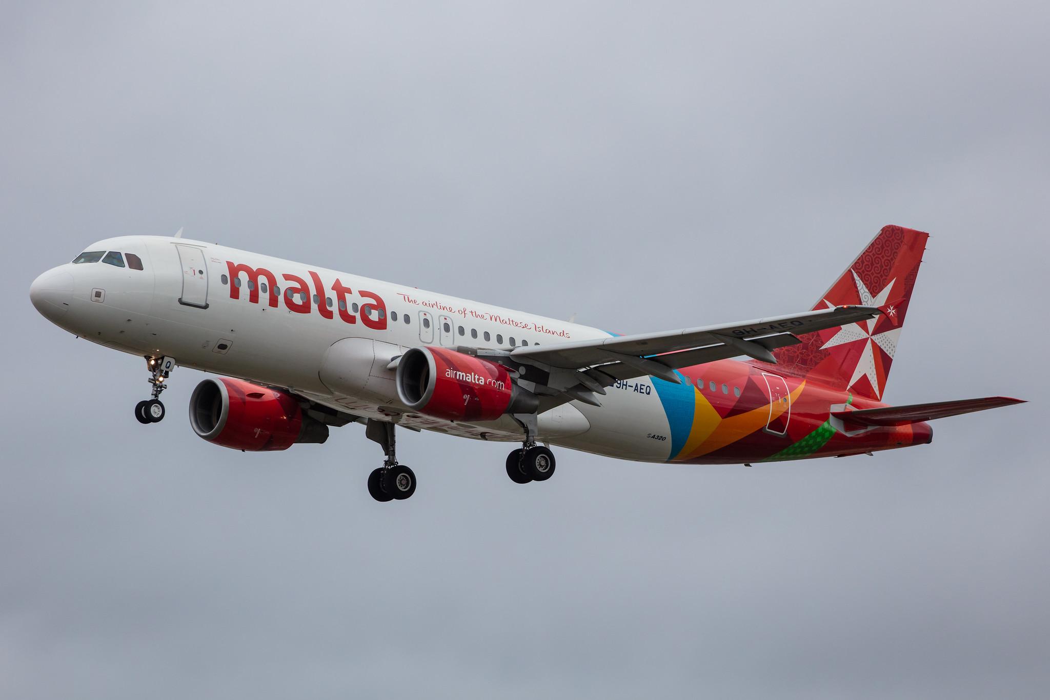 Frankfurt Airport: Air Malta (KM / AMC) |  Airbus A320-214 A320 | 9H-AEQ | MSN 3068