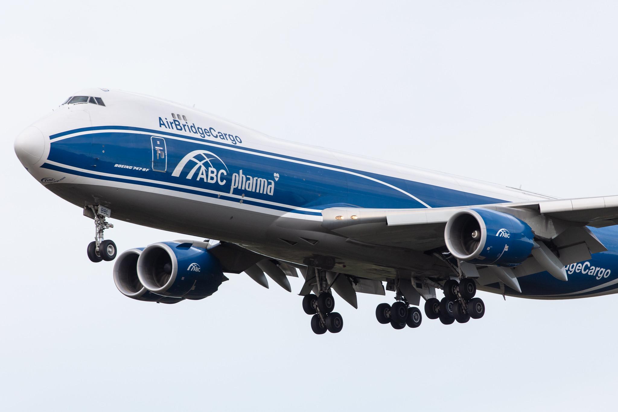 Frankfurt Airport: AirBridgeCargo (RU / ABW) | Operator: AirBridgeCargo Airlines |  Boeing 747-87U(F) B748 | VP-BBL | MSN 63378