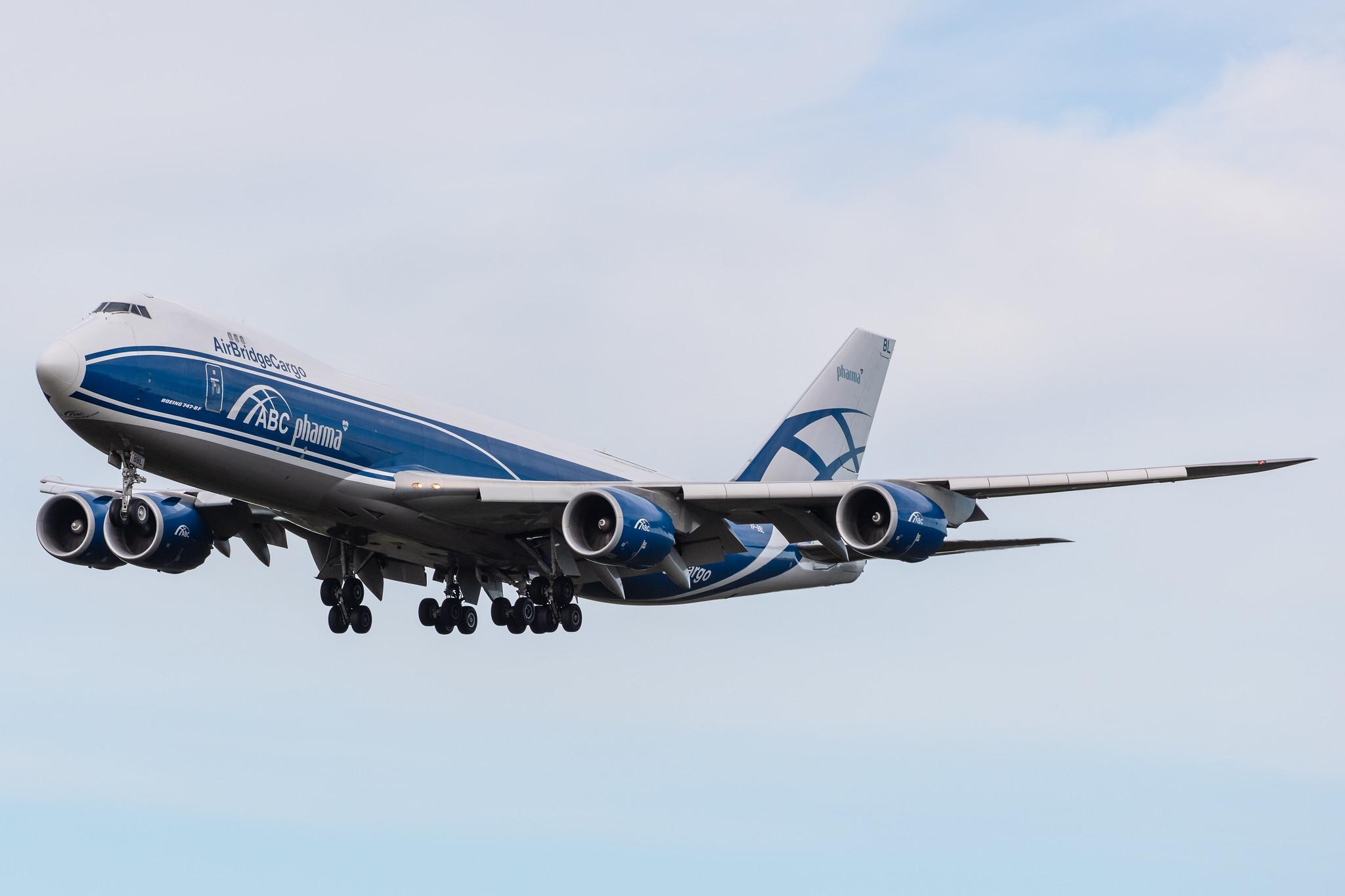 Frankfurt Airport: AirBridgeCargo (RU / ABW) | Operator: AirBridgeCargo Airlines |  Boeing 747-87U(F) B748 | VP-BBL | MSN 63378