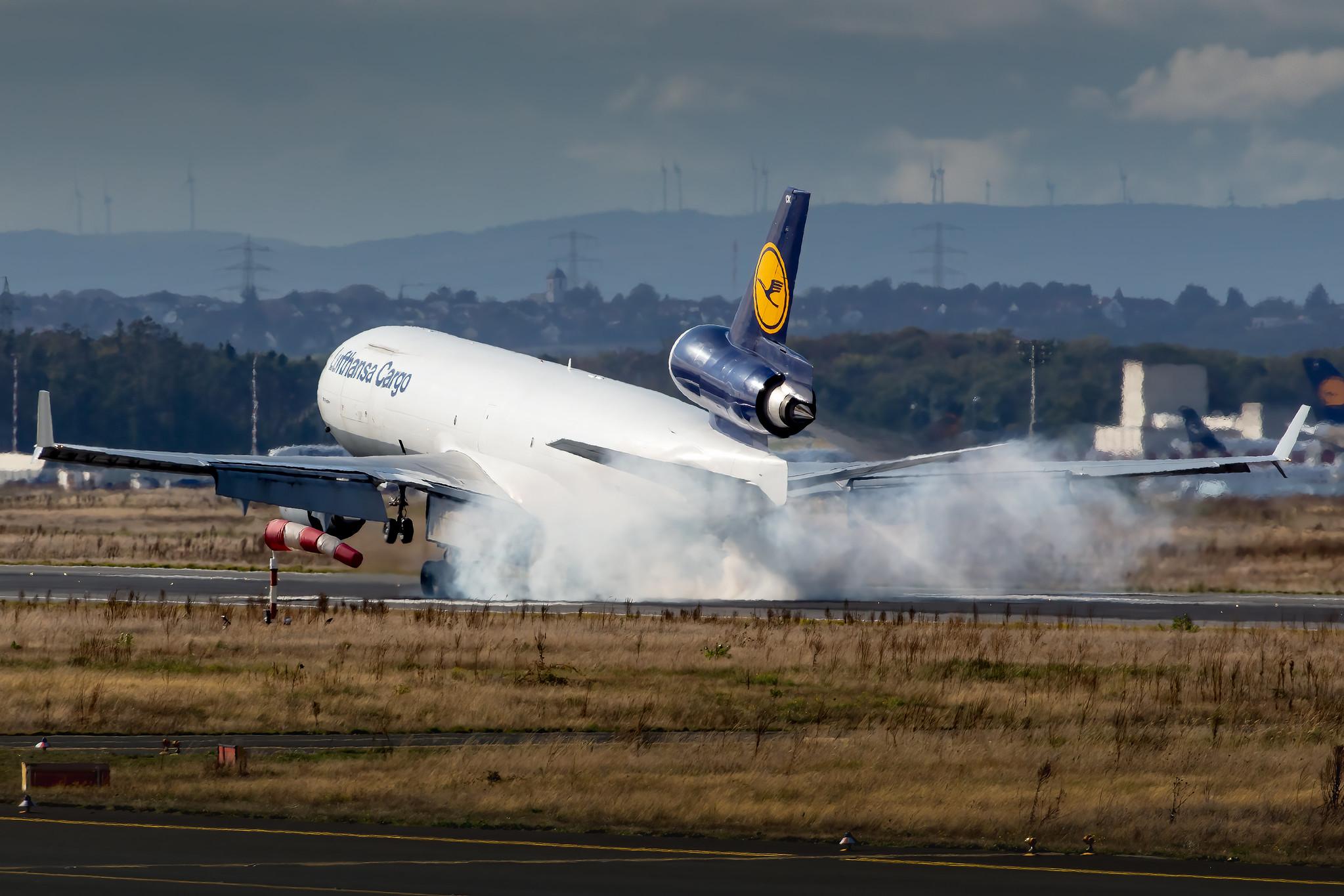 Frankfurt Airport: Lufthansa Cargo (/ GEC) |  McDonnell Douglas MD-11F MD11 | D-ALCK | MSN 48803