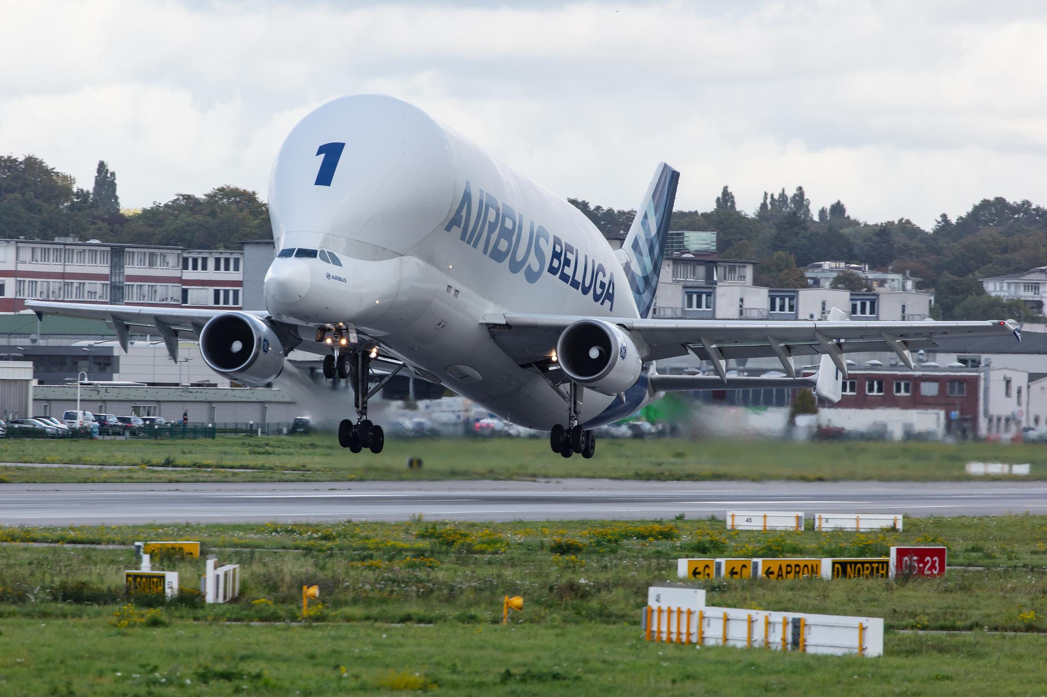 Hamburg Finkenwerder: Airbus Transport International (4Y / BGA) |  Airbus A300-608ST Beluga A3ST | F-GSTA | MSN 655