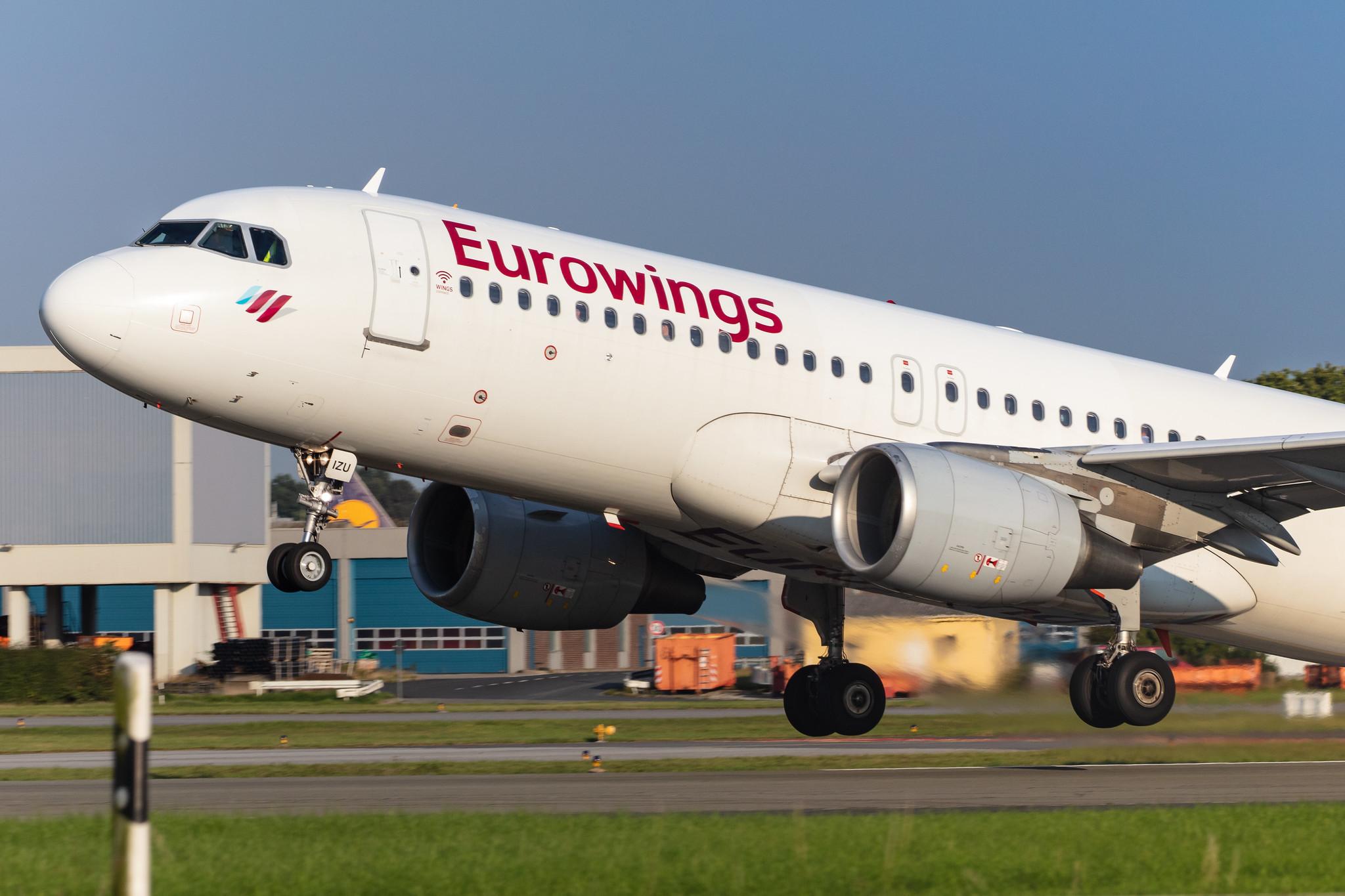 Hamburg Airport: Eurowings (EW / EWG) |  Airbus A320-214 A320 | D-AIZU | MSN 5635