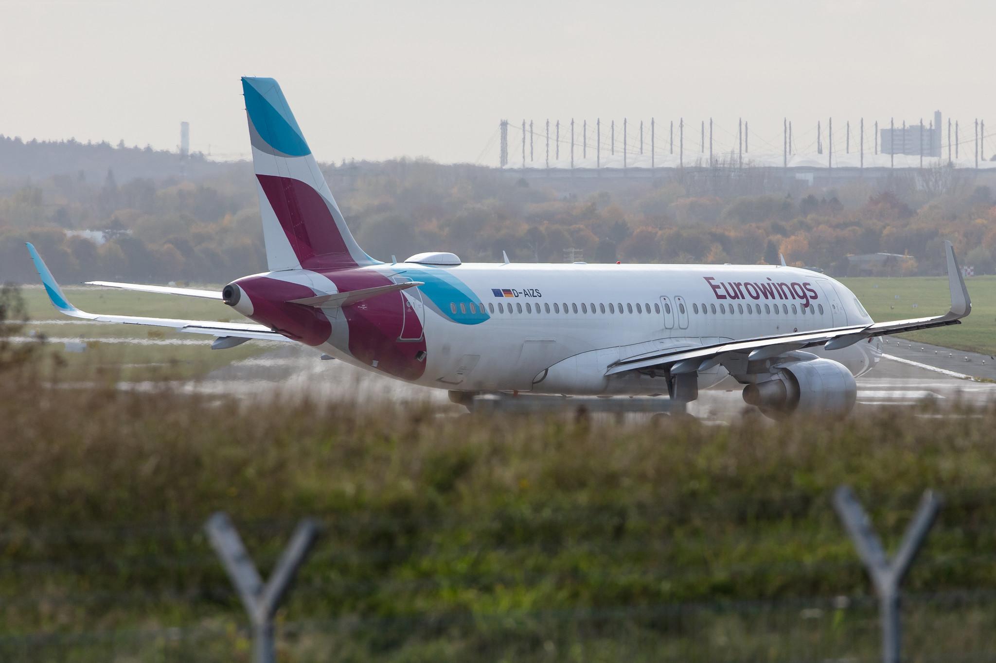 Hamburg Airport: Eurowings (EW / EWG) |  Airbus A320-214 A320 | D-AIZS | MSN 5557