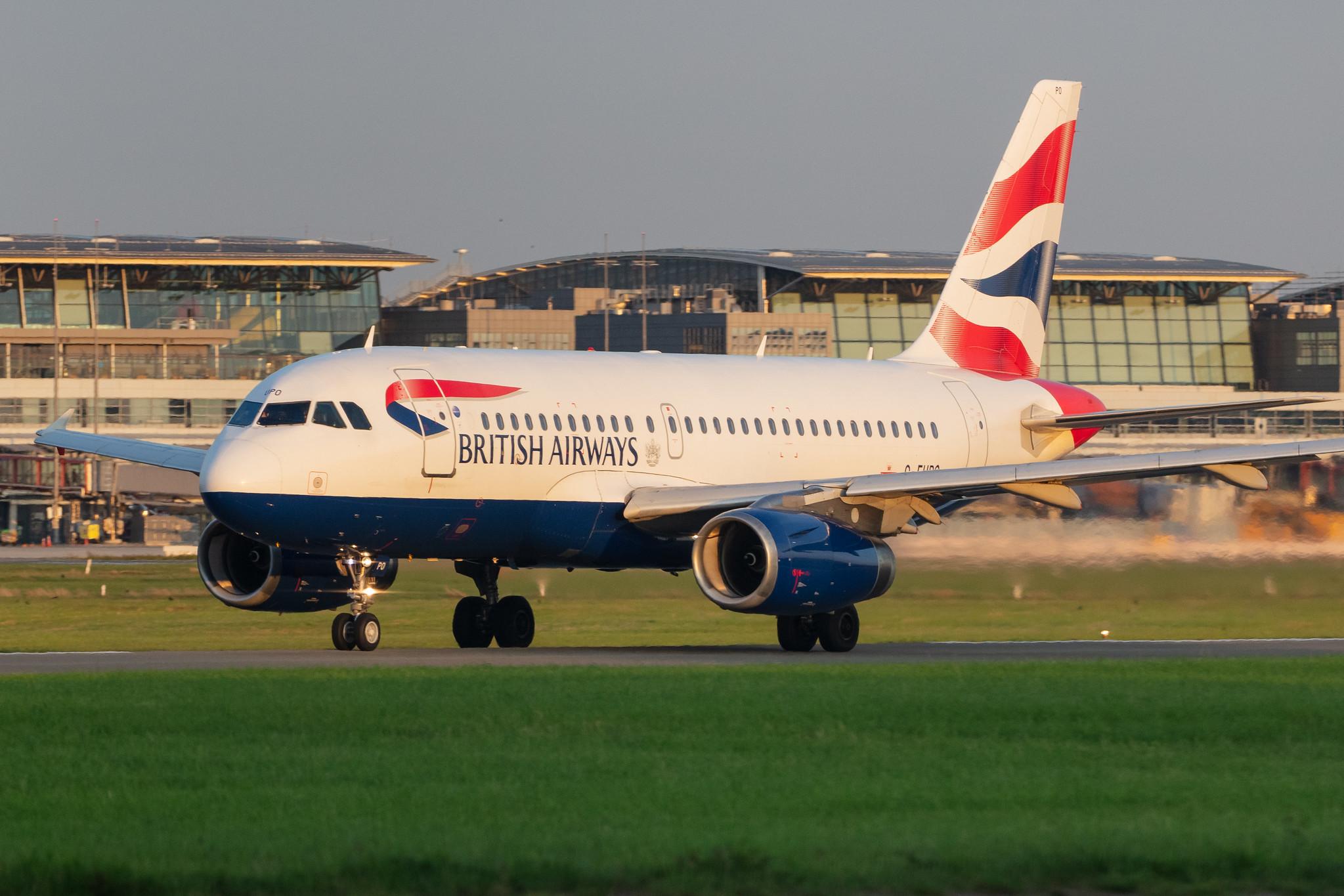 Hamburg Airport: British Airways (BA / BAW) |  Airbus A319-131 A319 | G-EUPO | MSN 1279
